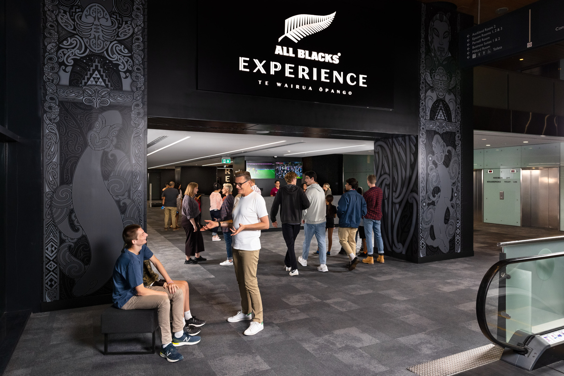 The All Blacks Experience, at Sky City Precinct. Photo / Kate Burton-Brown