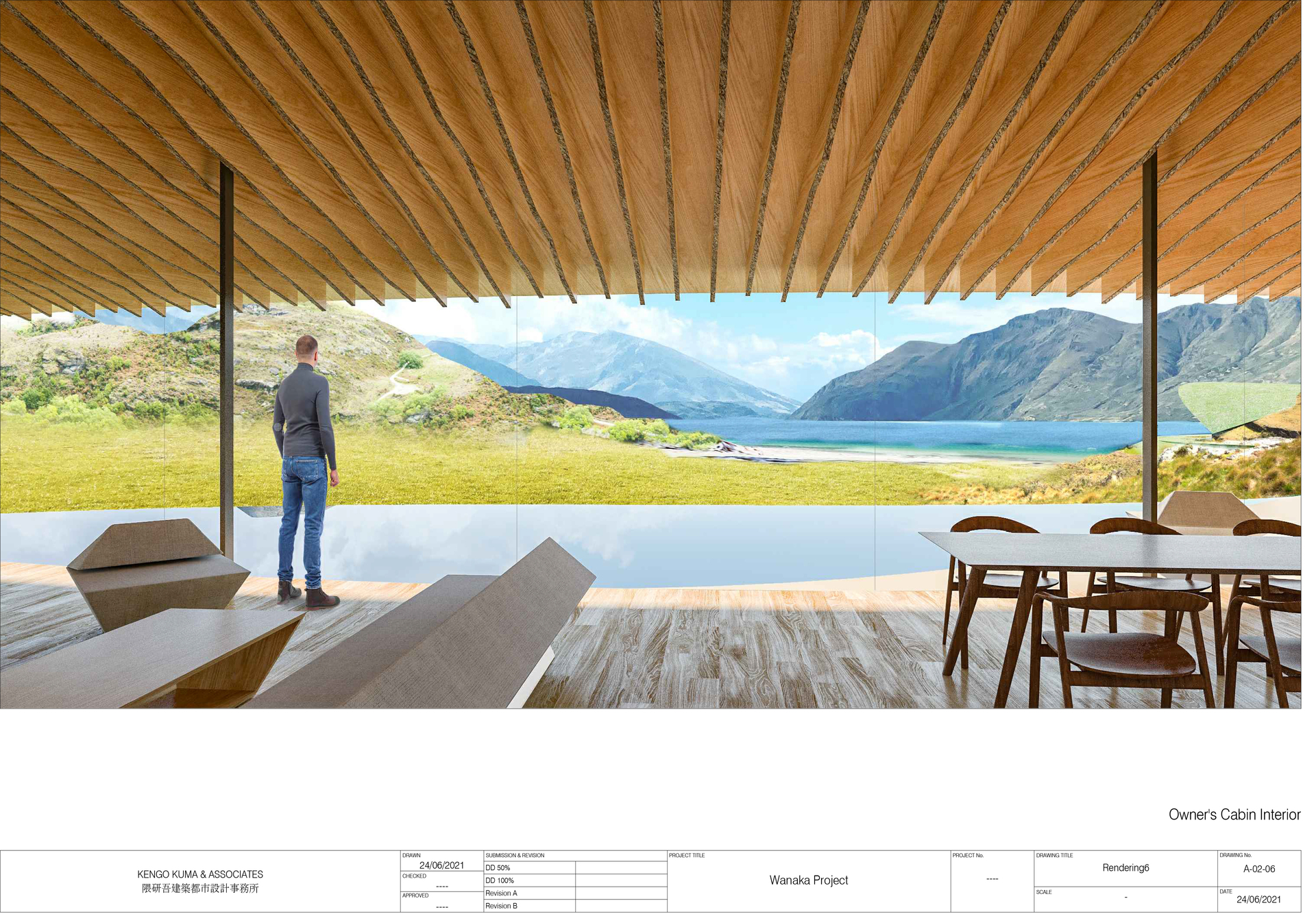 An artist's impression of spectacular views from the proposed lodge development for Peter Thiel at Lake Wanaka. Image / Supplied, File