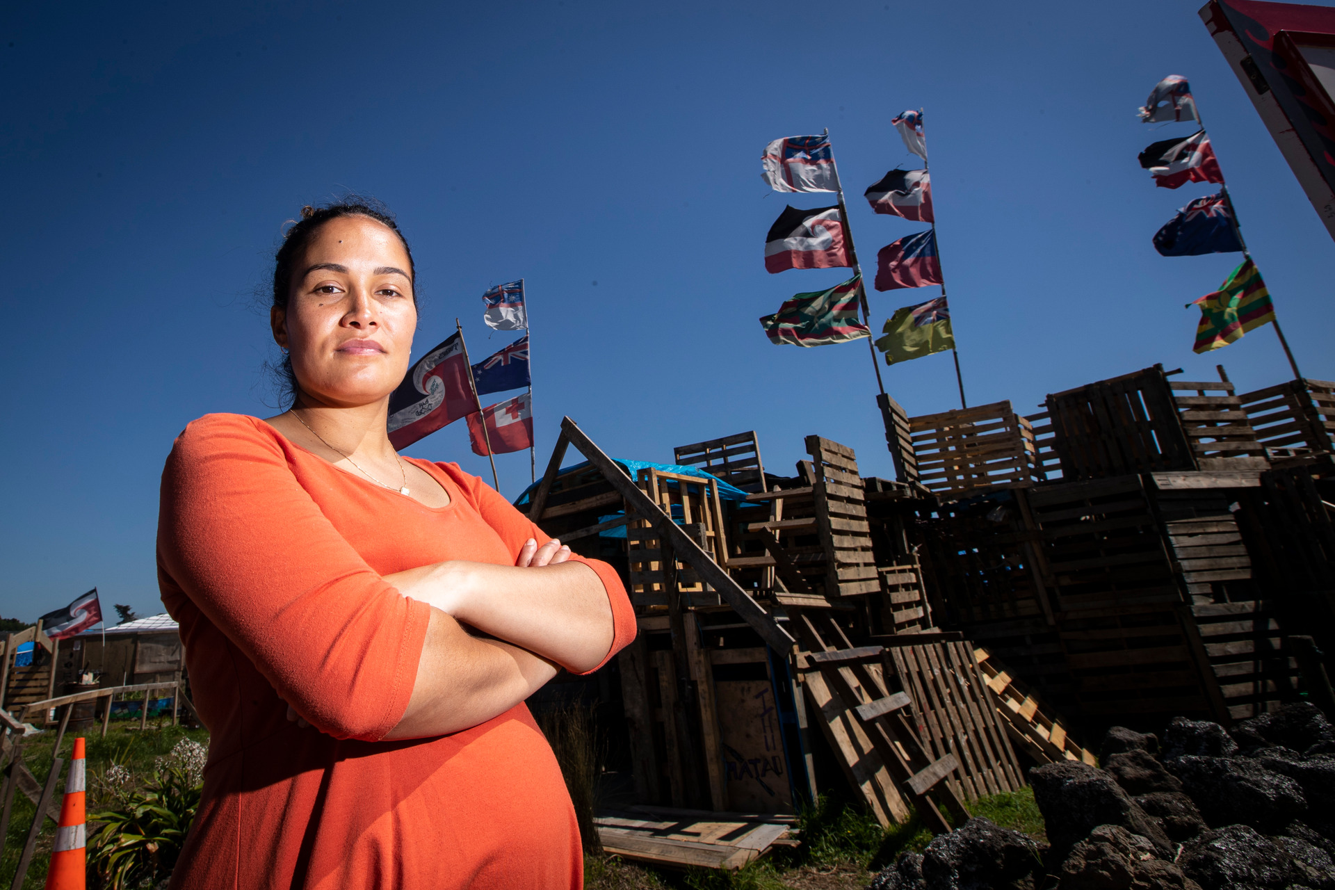 Ihumātao activist Pania Newton. Photo / Jason Oxenham