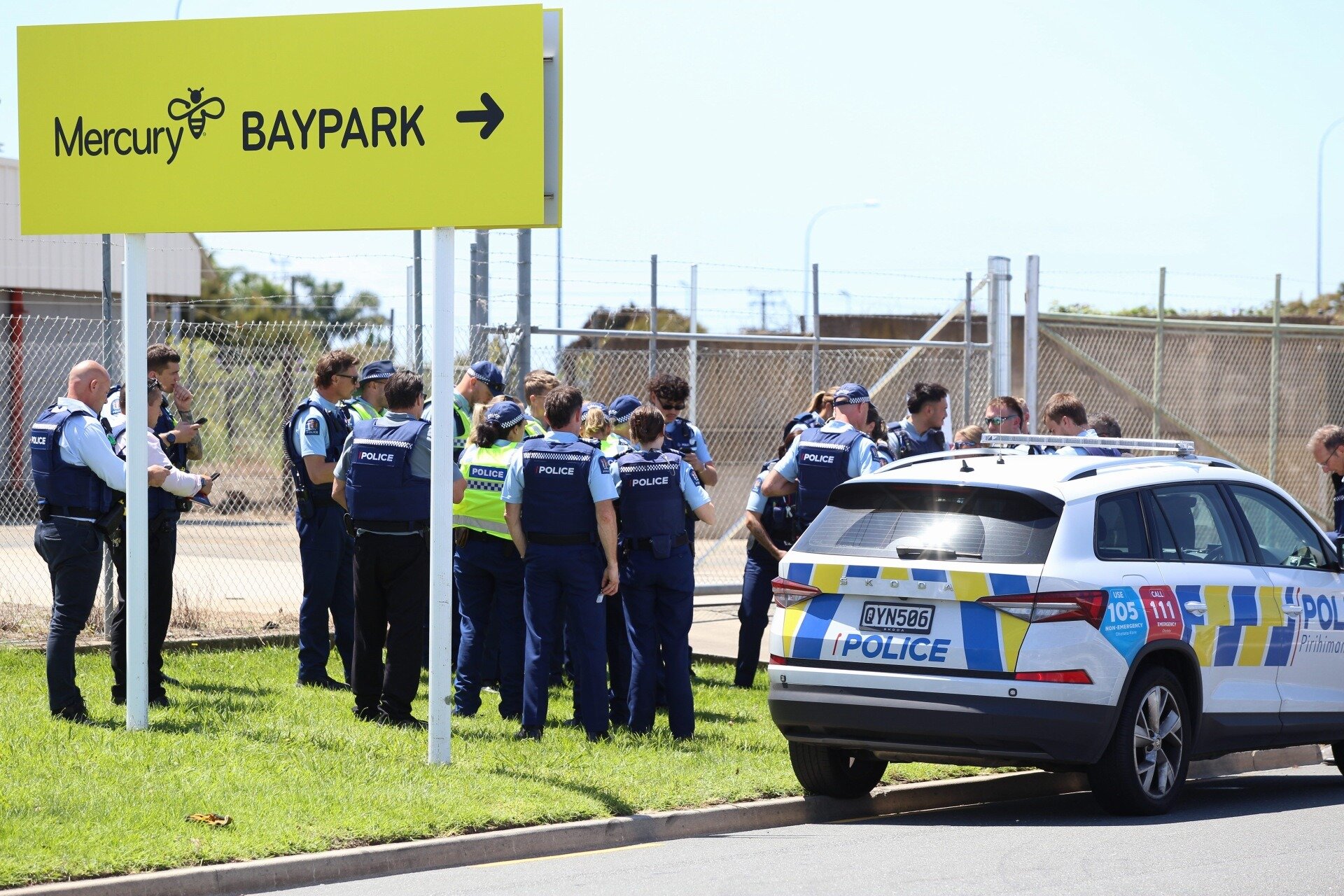 Emergency services have been called to the scene at Mangatawa Lane, near Baypark. Photo / Cameron Avery