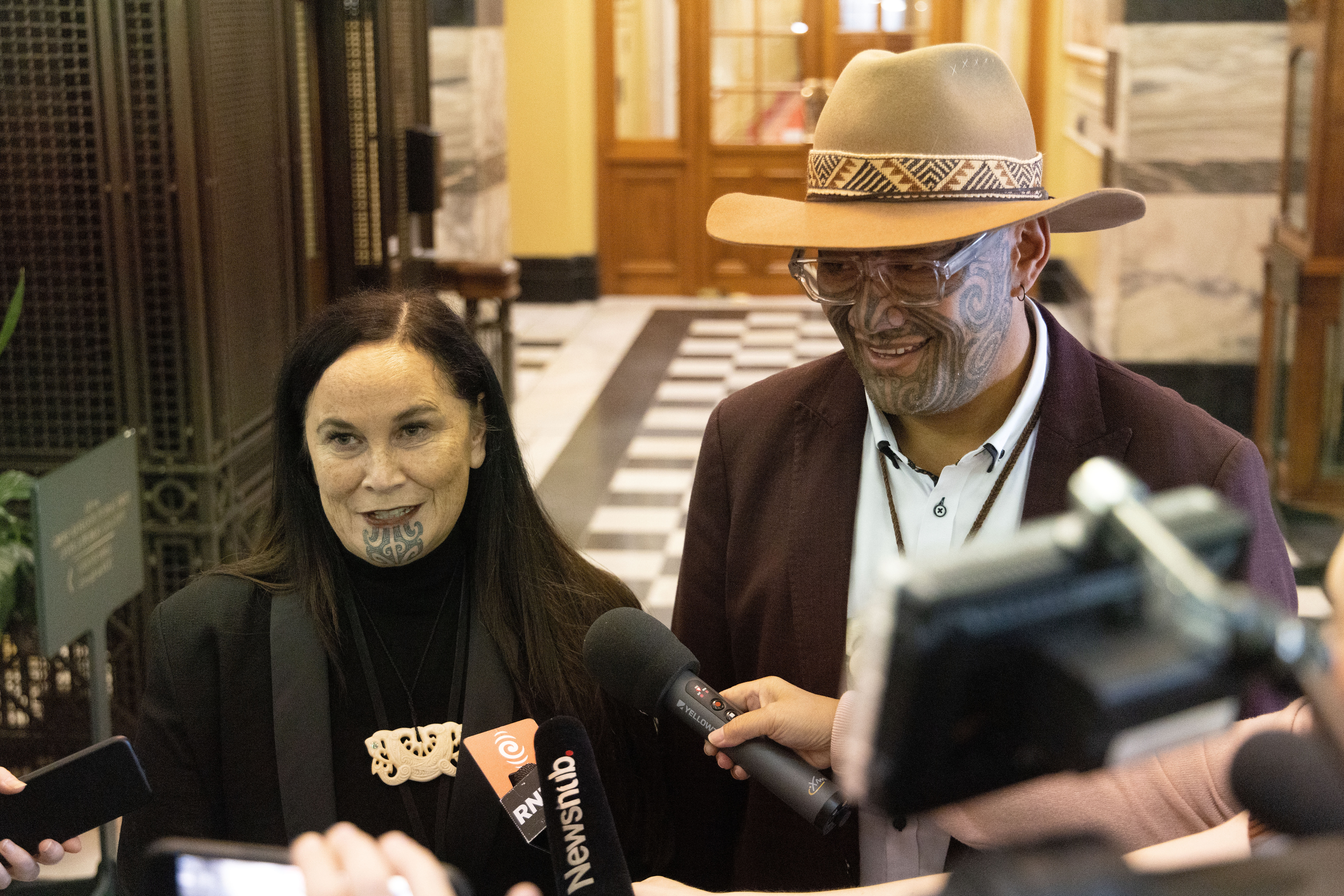Māori Party co-leaders Debbie Ngarewa-Packer and Rawiri Waititi. The party is ready to hoover up unhappy Green voters, says Heather du Plessis-Allan.  Photo / Marty Melville