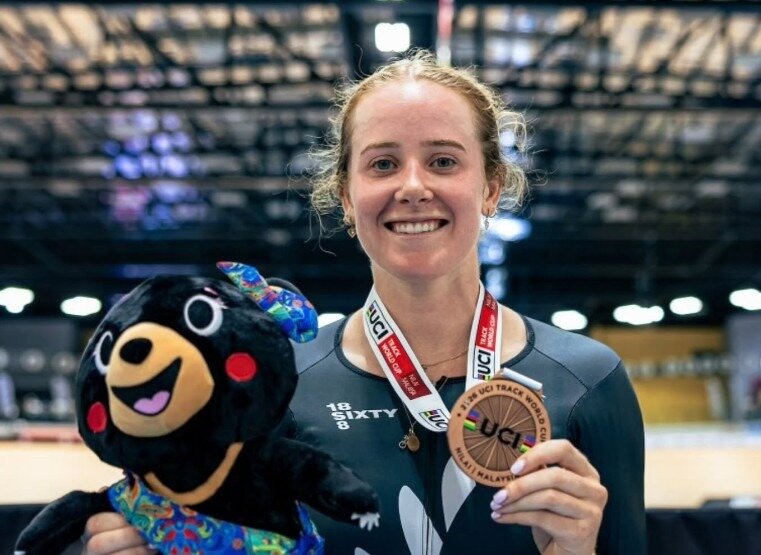 Cyclist Sami Donnelly is set to continue family legacy at Glasgow Games. Photo / Instagram, @sammidonelly