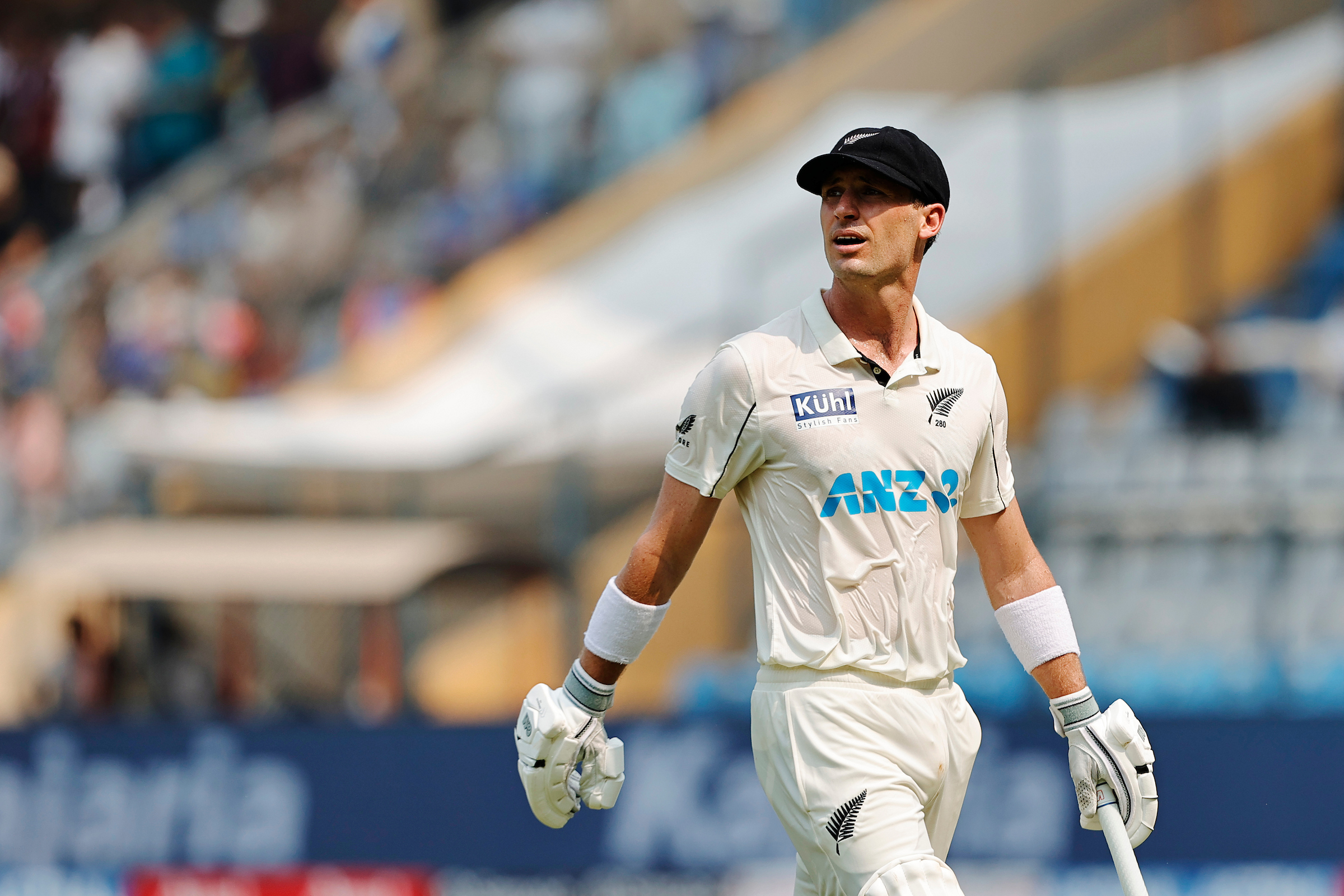 Will Young, filling in for Kane Williamson at first-drop, stamped his mark on India with a player of the series performance. Photo / Photosport