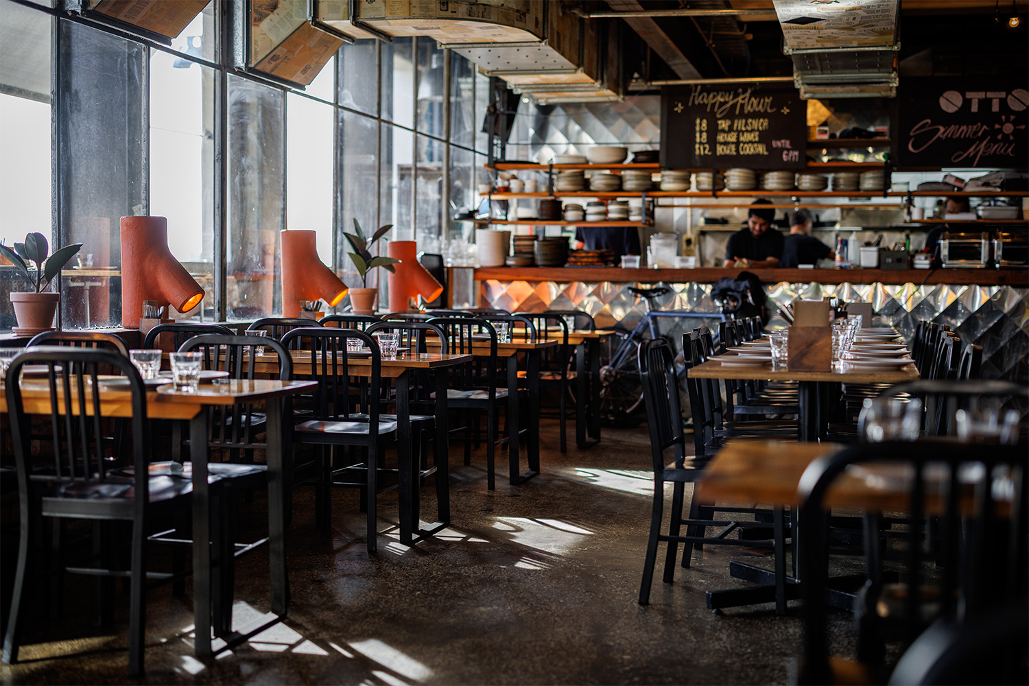 The dining room at Otto. Photo / Babiche Martens