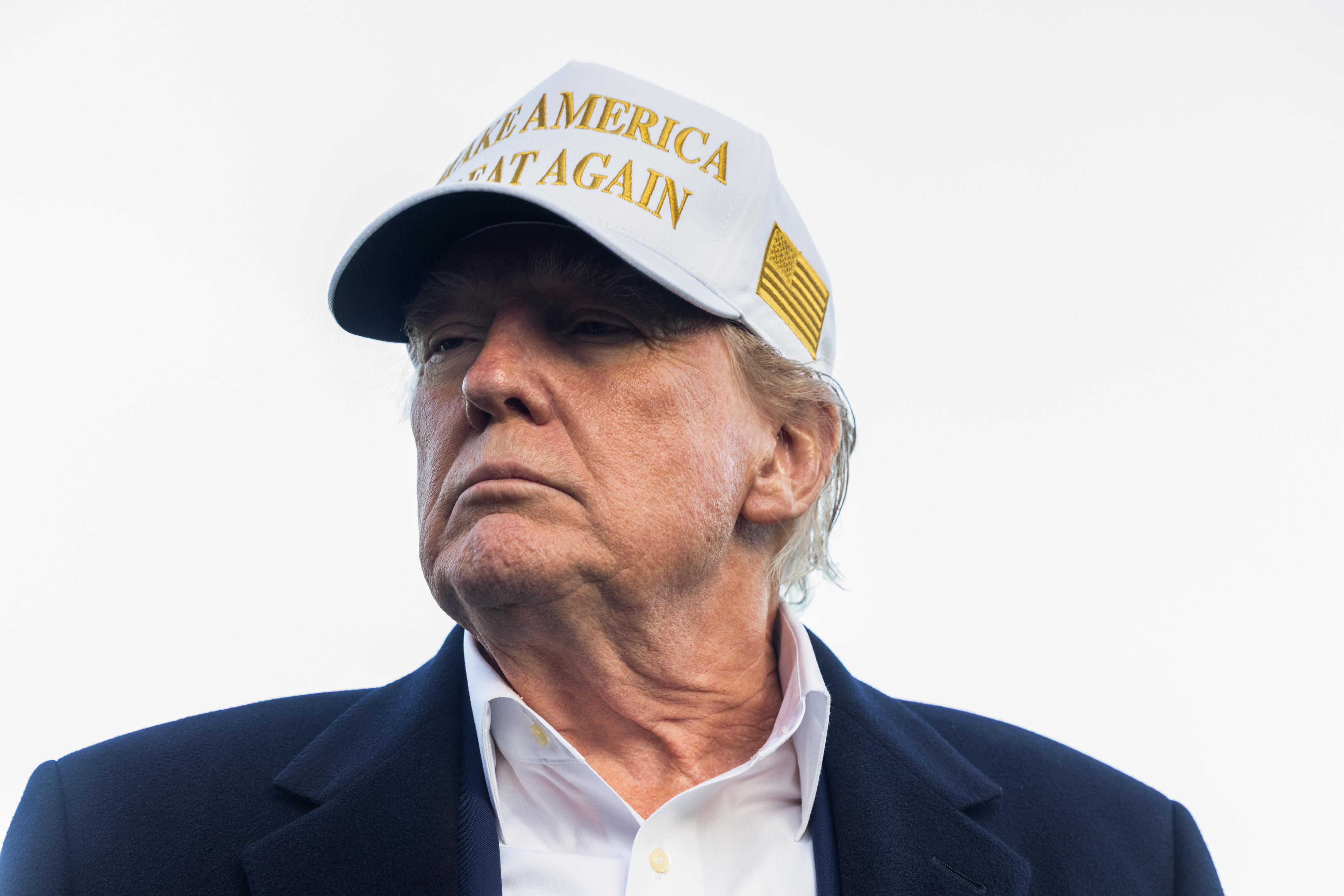 Donald Trump dismissed the negative GDP reading, calling it an “overhang” from the previous administration. Photo / Getty Images