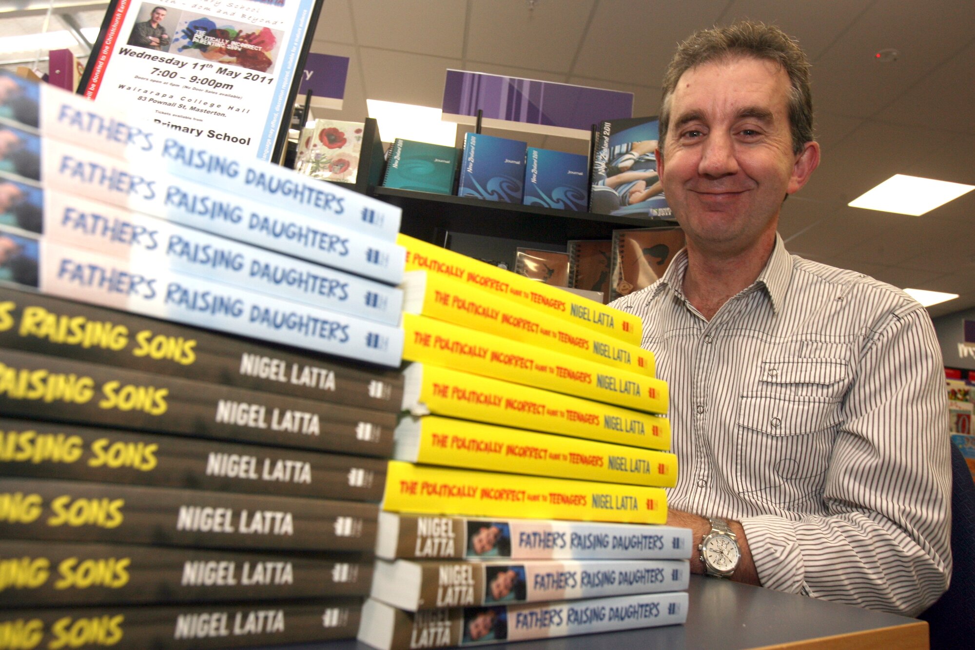Nigel Latta has been celebrated for his contribution to Aotearoa New Zealand's Book Industry. 