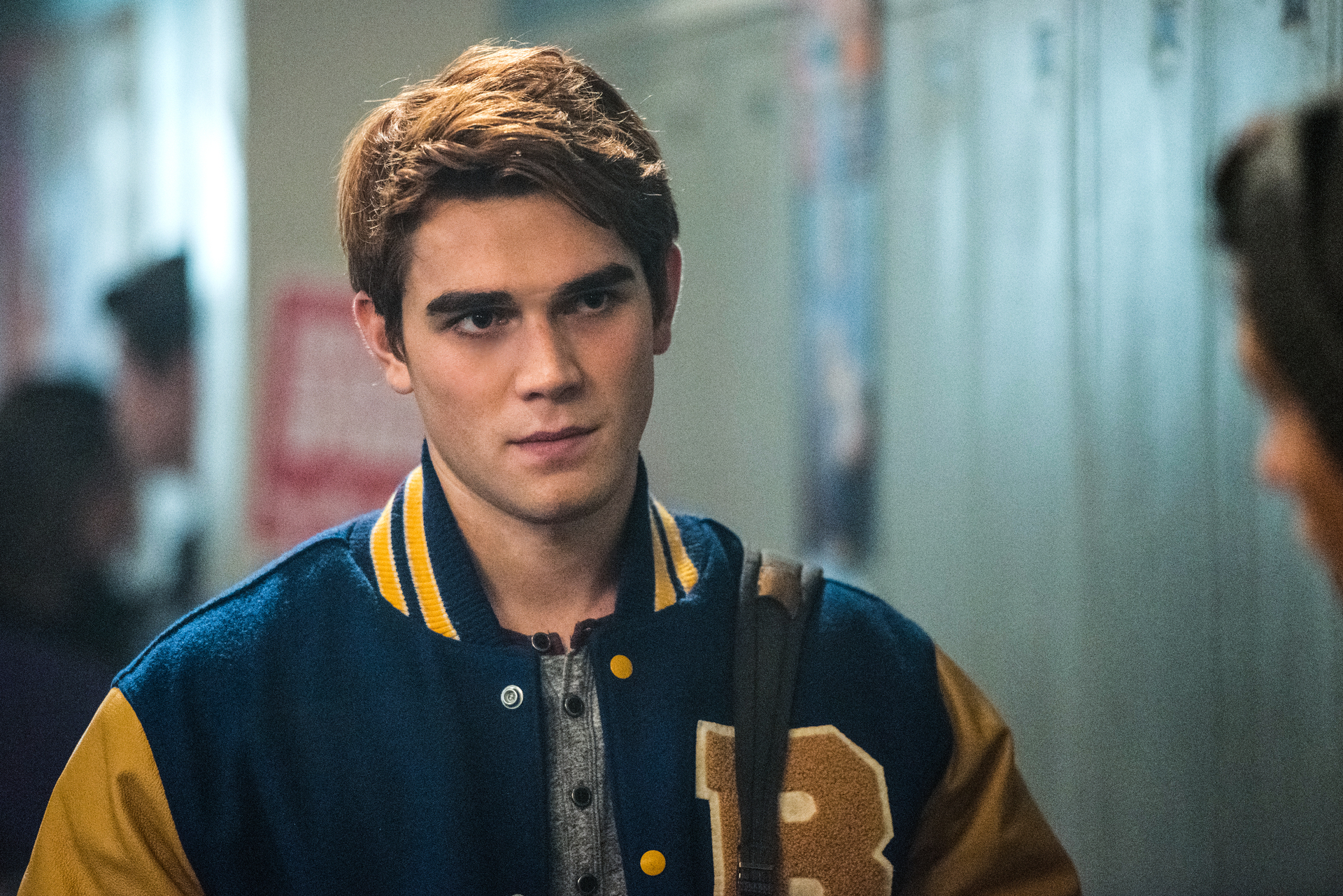 KJ Apa as Archie Andrews in Riverdale.