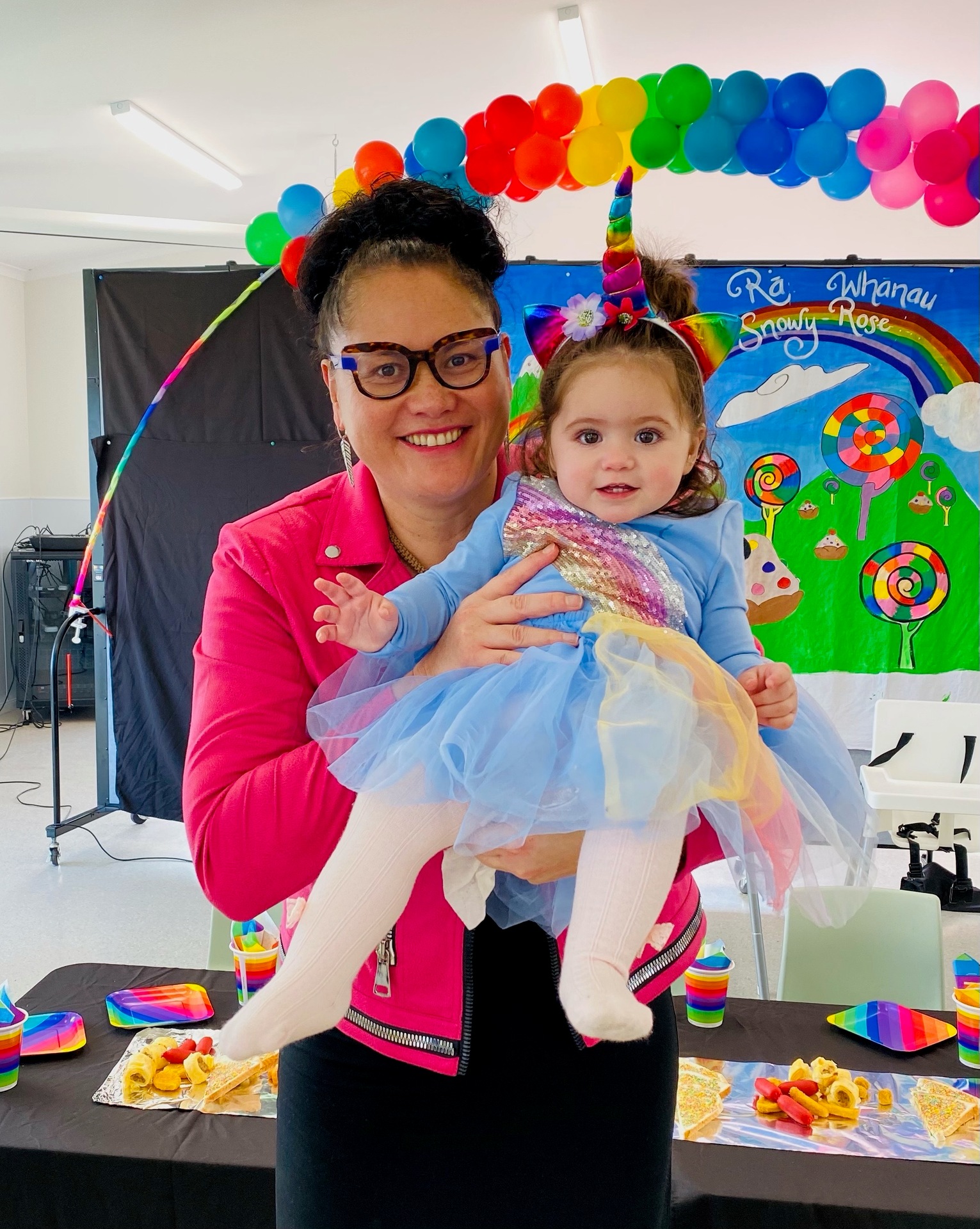 Louisa Wall and her 20-month-old niece Snowy-Rose Te Ruinga Te Rina, with whom she has a very close relationship. Photo / Supplied