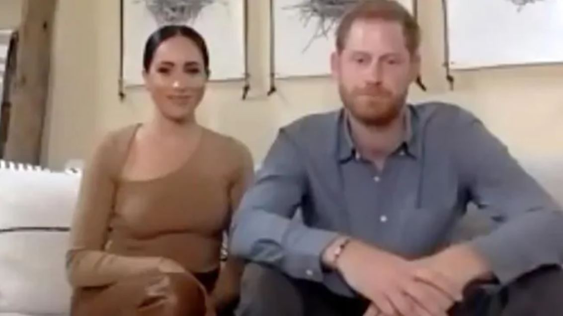 Meghan and Harry discussing structural racism in the UK. Photo / Supplied