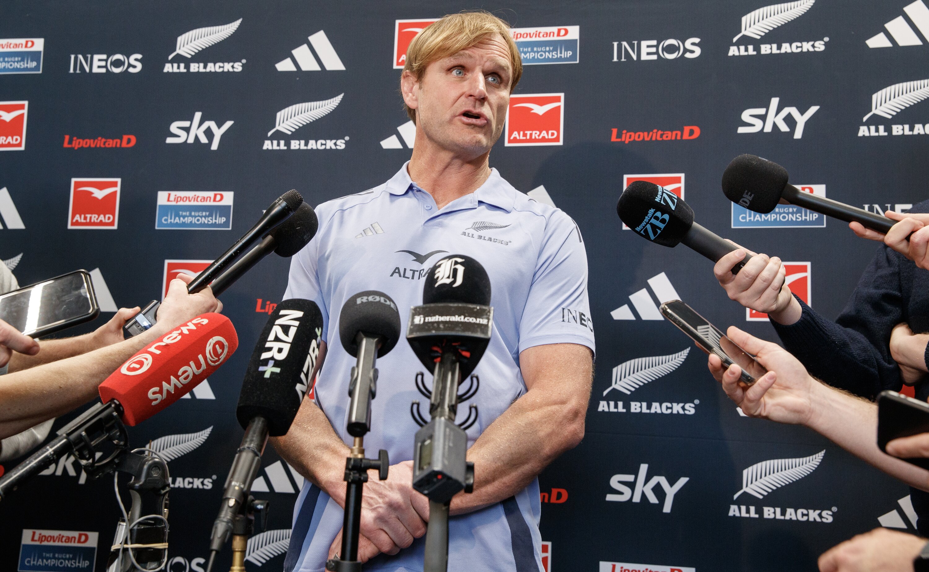All Blacks head coach Scott Robertson. Photo / Mark Mitchell