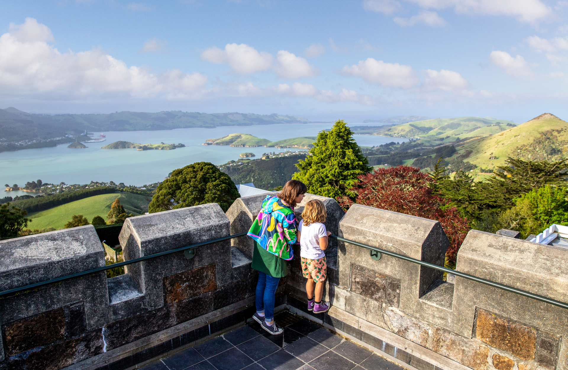 Walking up the 100 steps to the top of the castle's tower is highly recommended. Photo / Camilla Rutherford