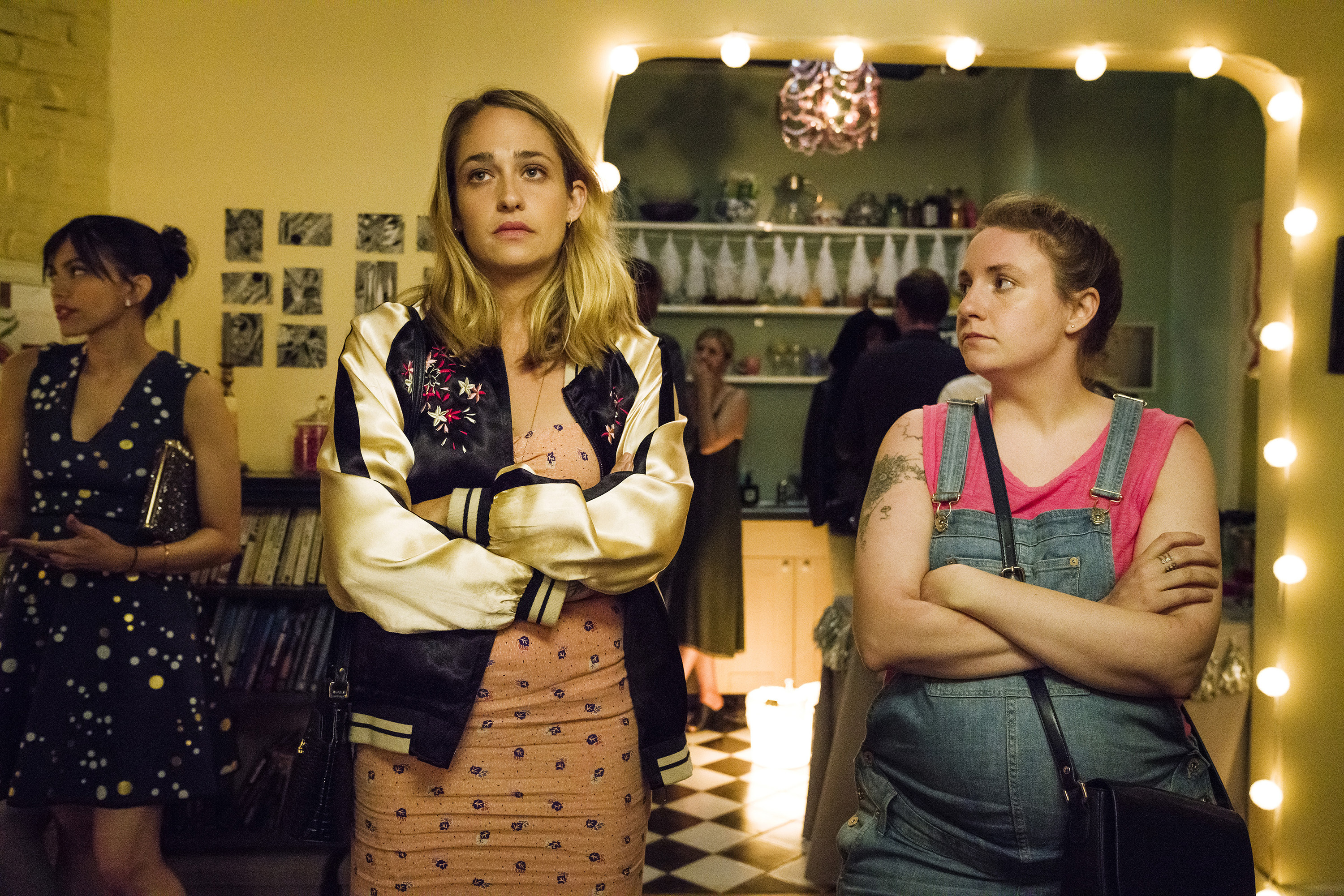 Jemima Kirke and Lena Dunham in 'Girls'. Photo / Supplied