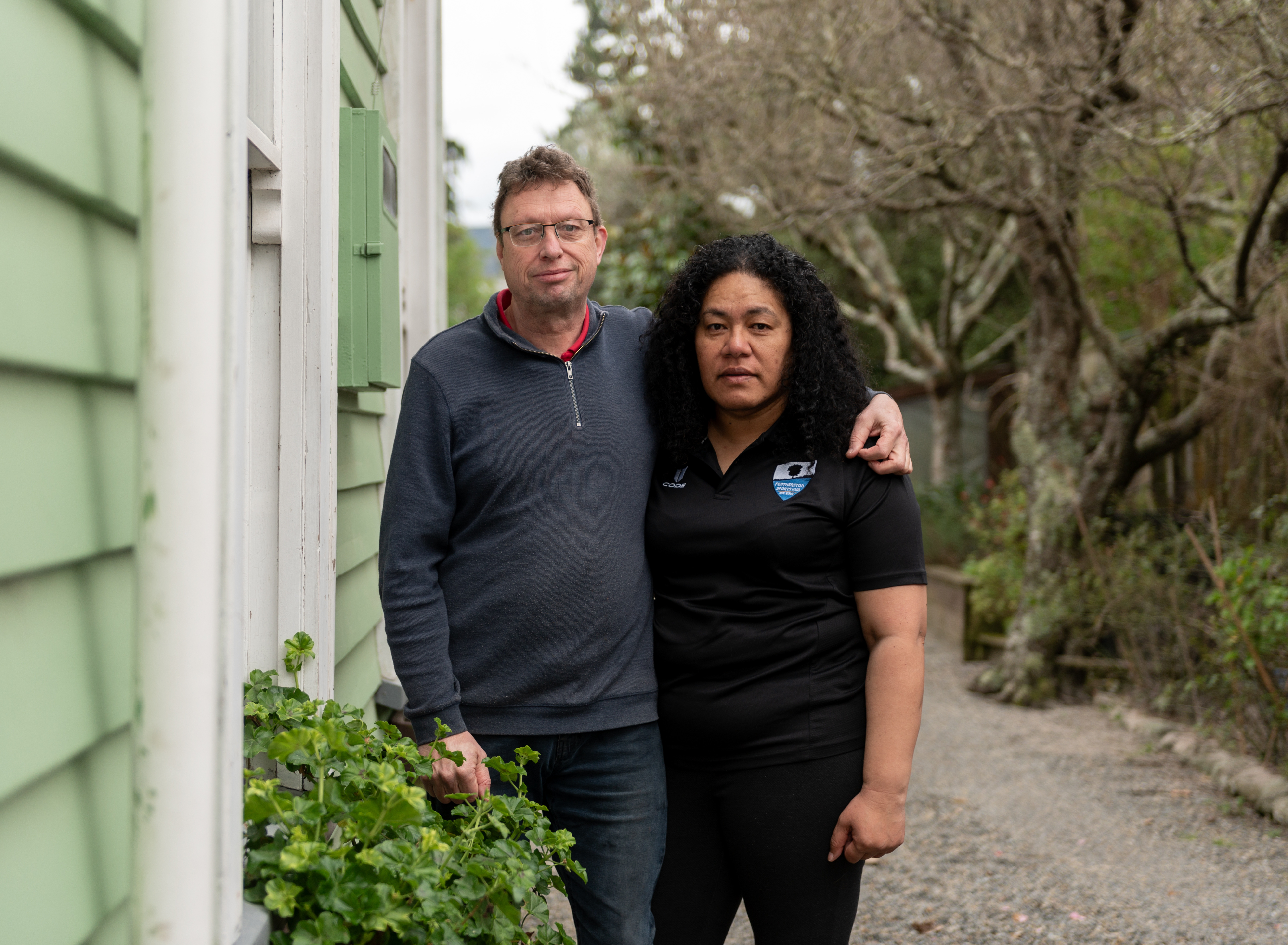 Marc Van de Loo and Nifo Tauiliili have seen their combined district and regional rates bill jump by 49% in two years. Photo / Sharisse Eberlein