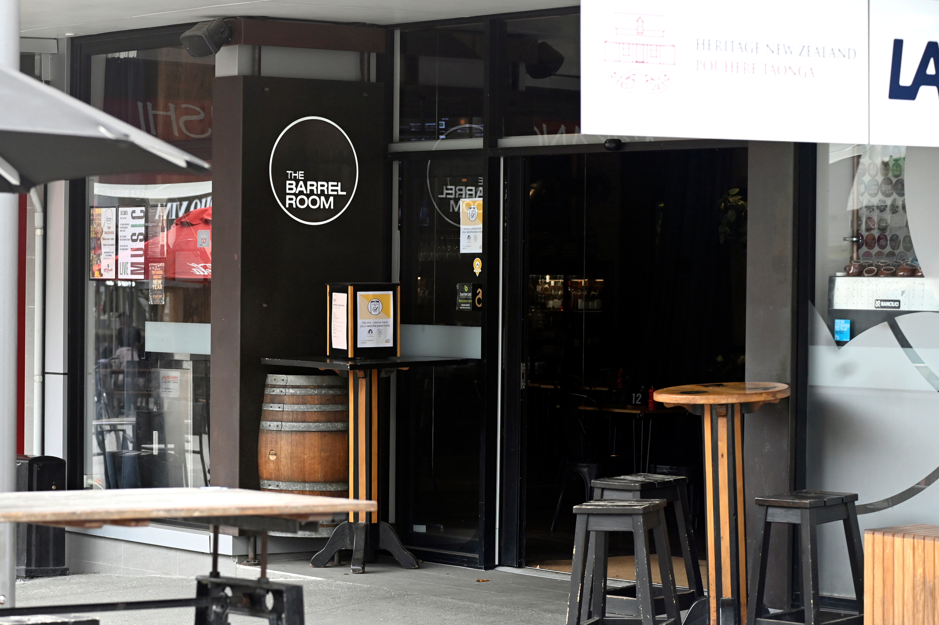 Stewart Gebbie's Tauranga pub The Barrel Room. Photo / George Novak
