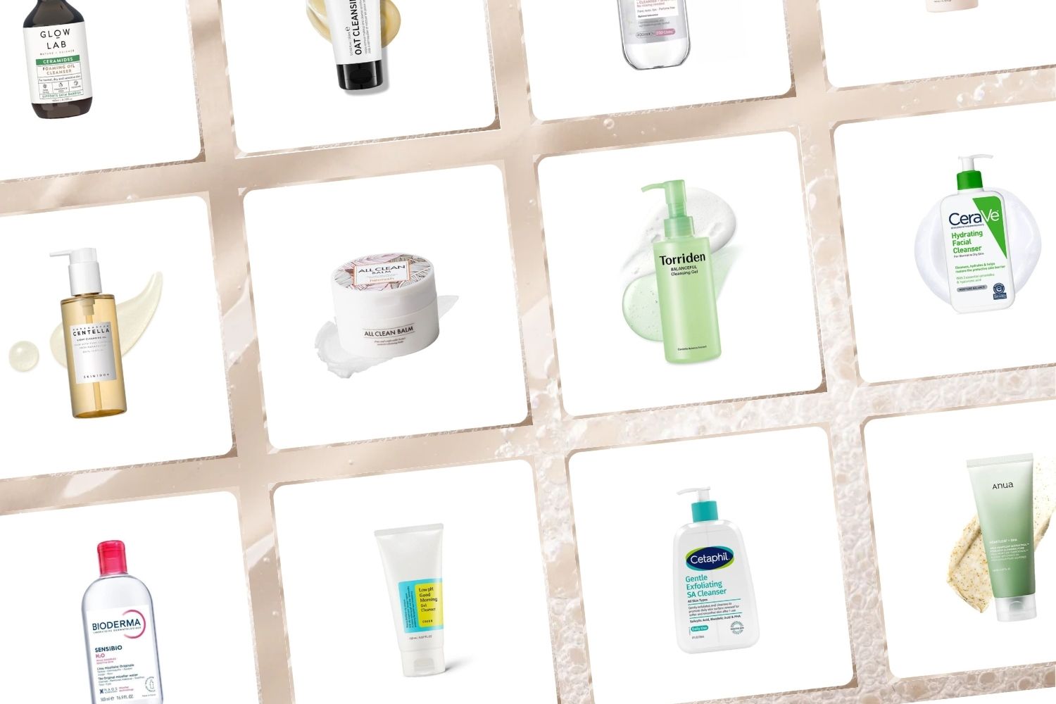 These cost-savvy cleansers rival results from their high-end counterparts. Collage / Ash Cometti