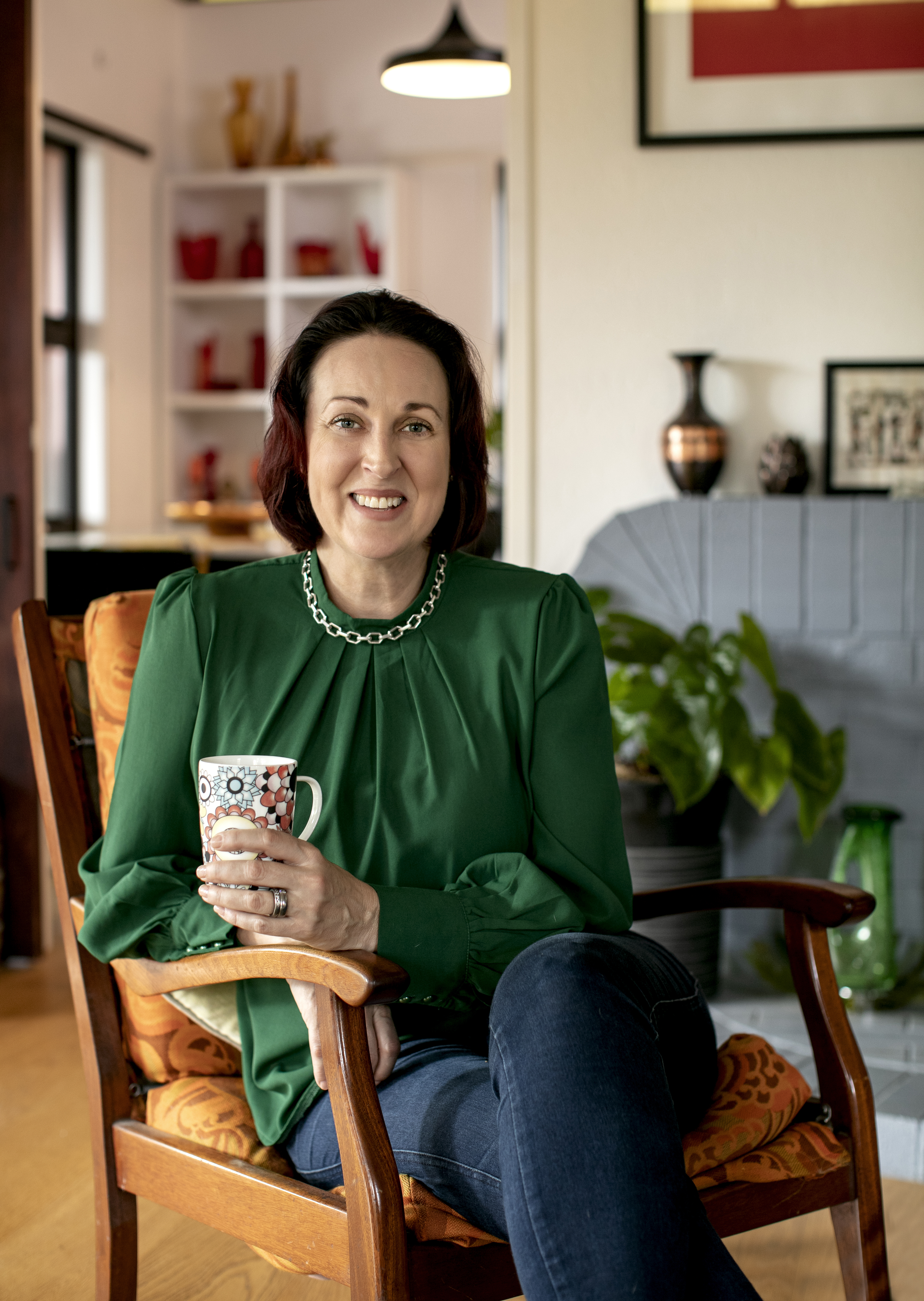 Celia Harvey at home. Photo / Babiche Martens