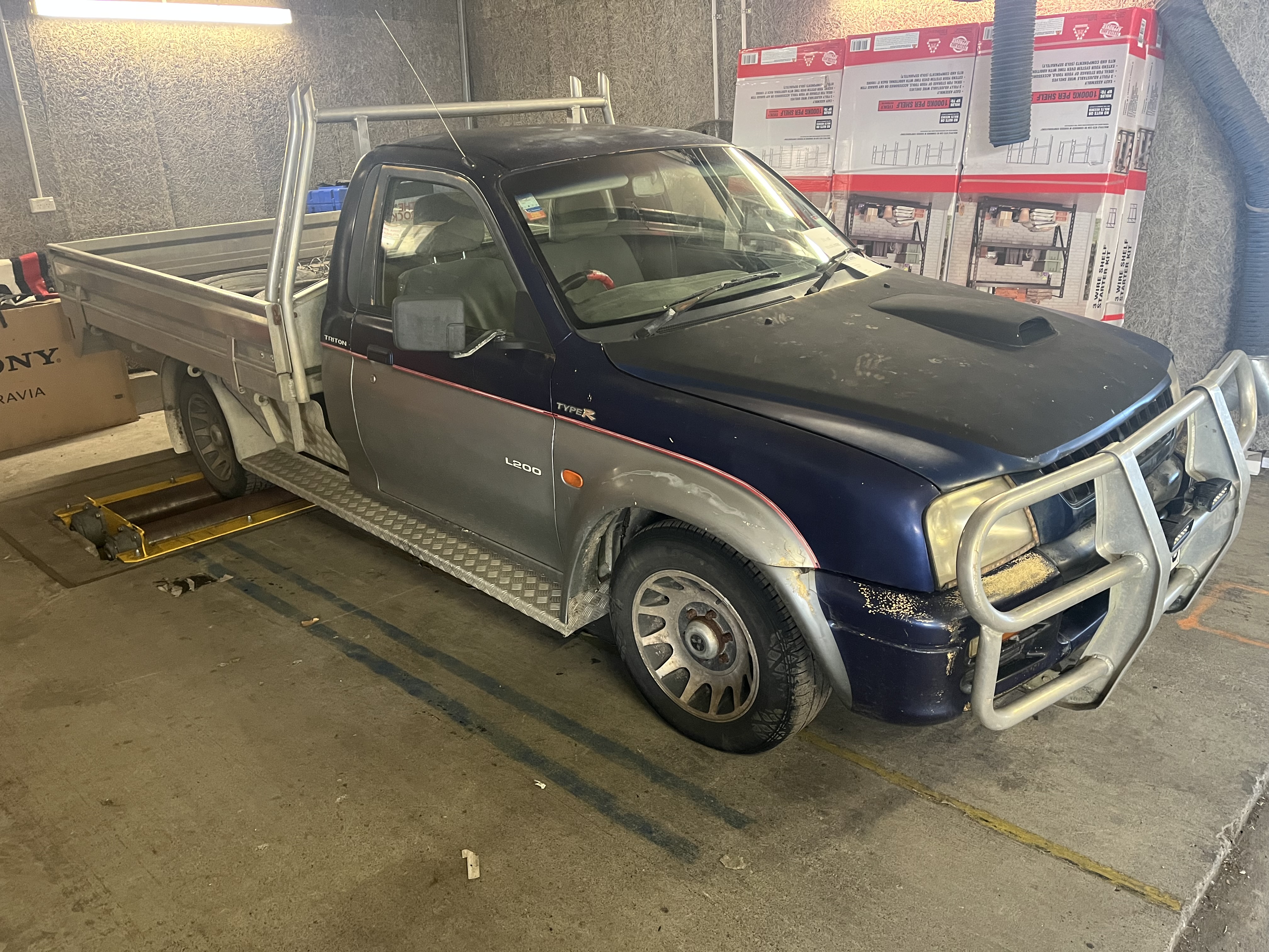 Police are still appealing for information and sightings of this 1999 blue and silver Mitsubishi L200. Photo / NZ Police