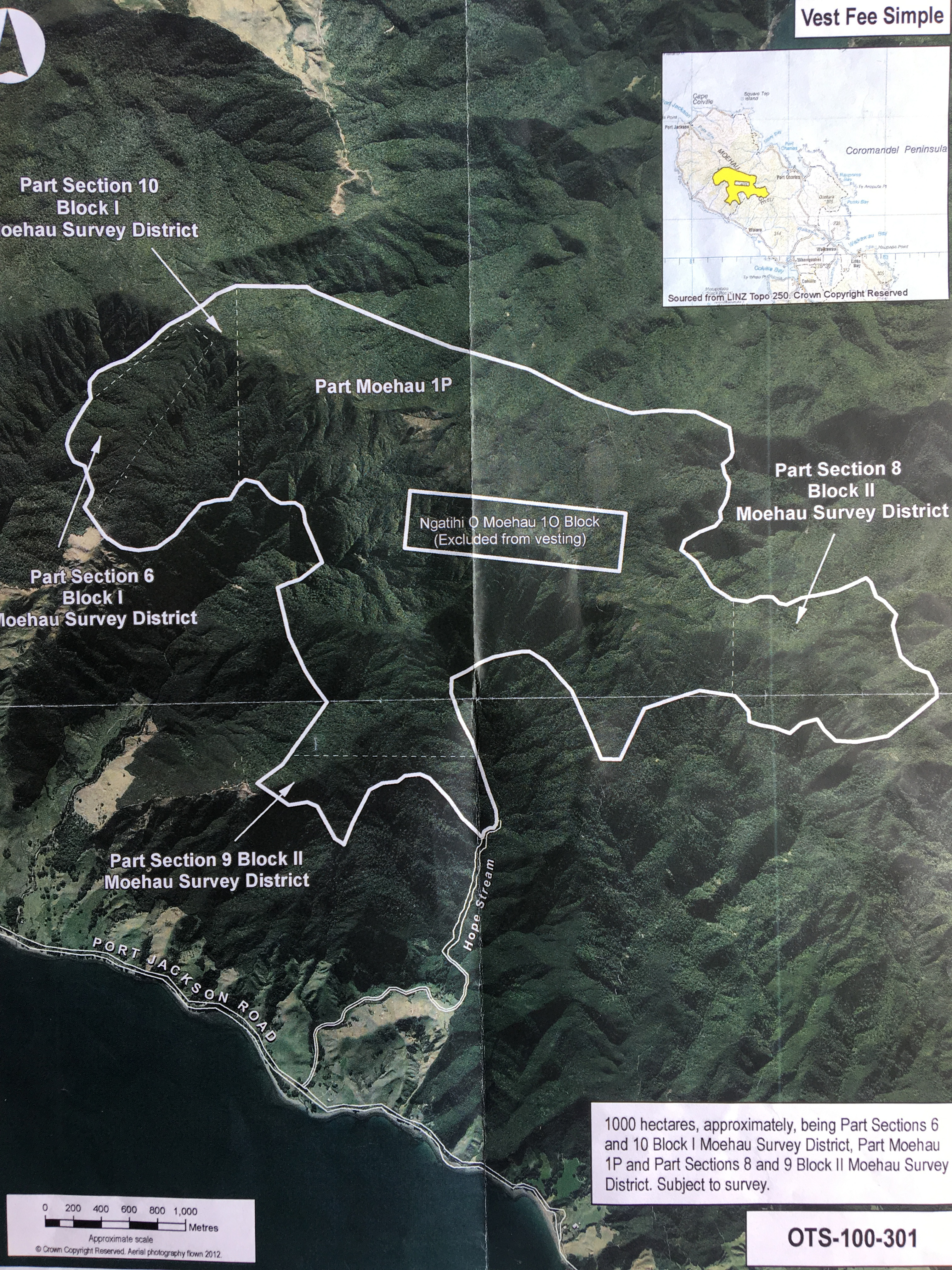 Map of the ownership. PHOTO/SUPPLIED