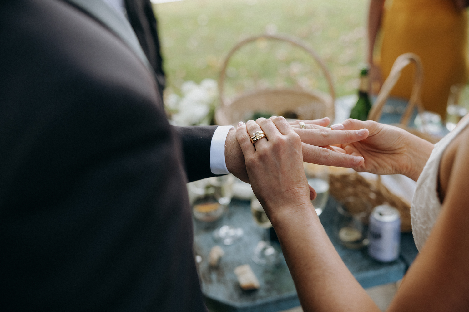 The rings were designed by retired goldsmith Ron Avery. Photo / Ana Galloway