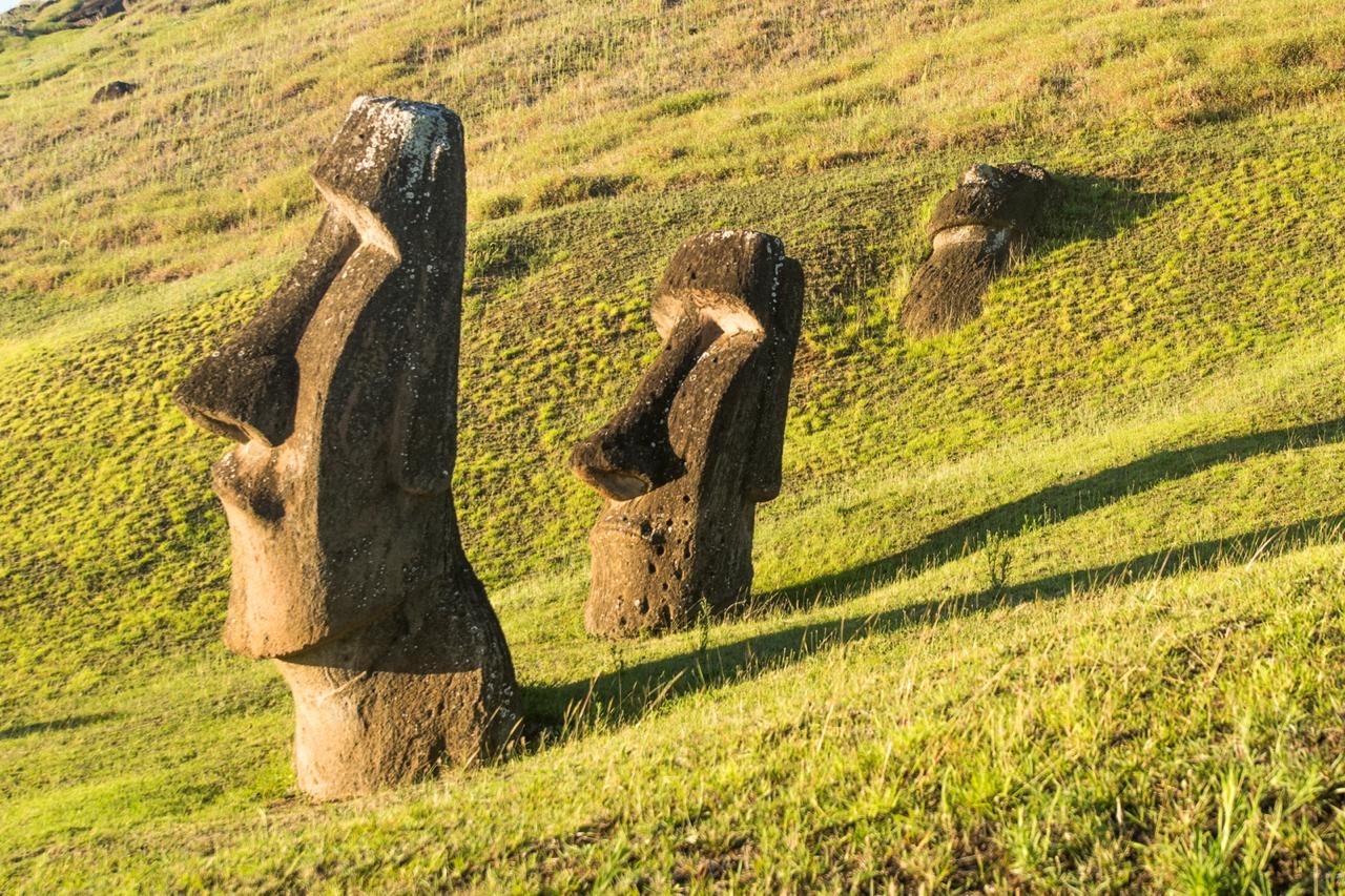 New 'Easter Island statue' found in volcanic crater's dry lake on Rapa Nui - NZ Herald