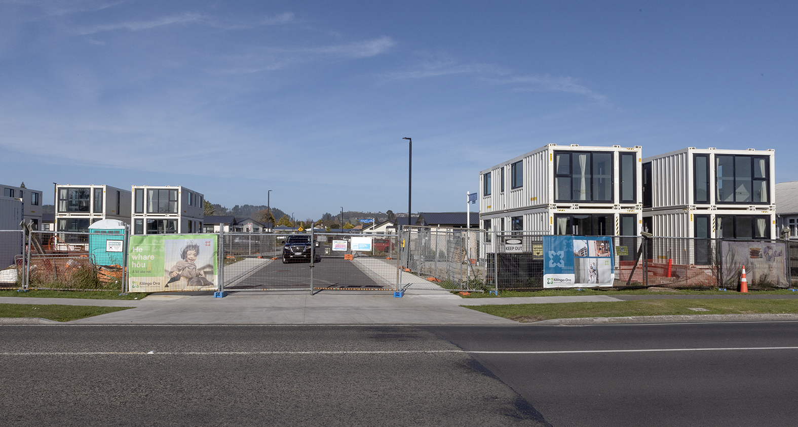 The Kāinga Ora housing complex on the corner of Ranolf St and Malfroy Rd. Photo / Andrew Warner