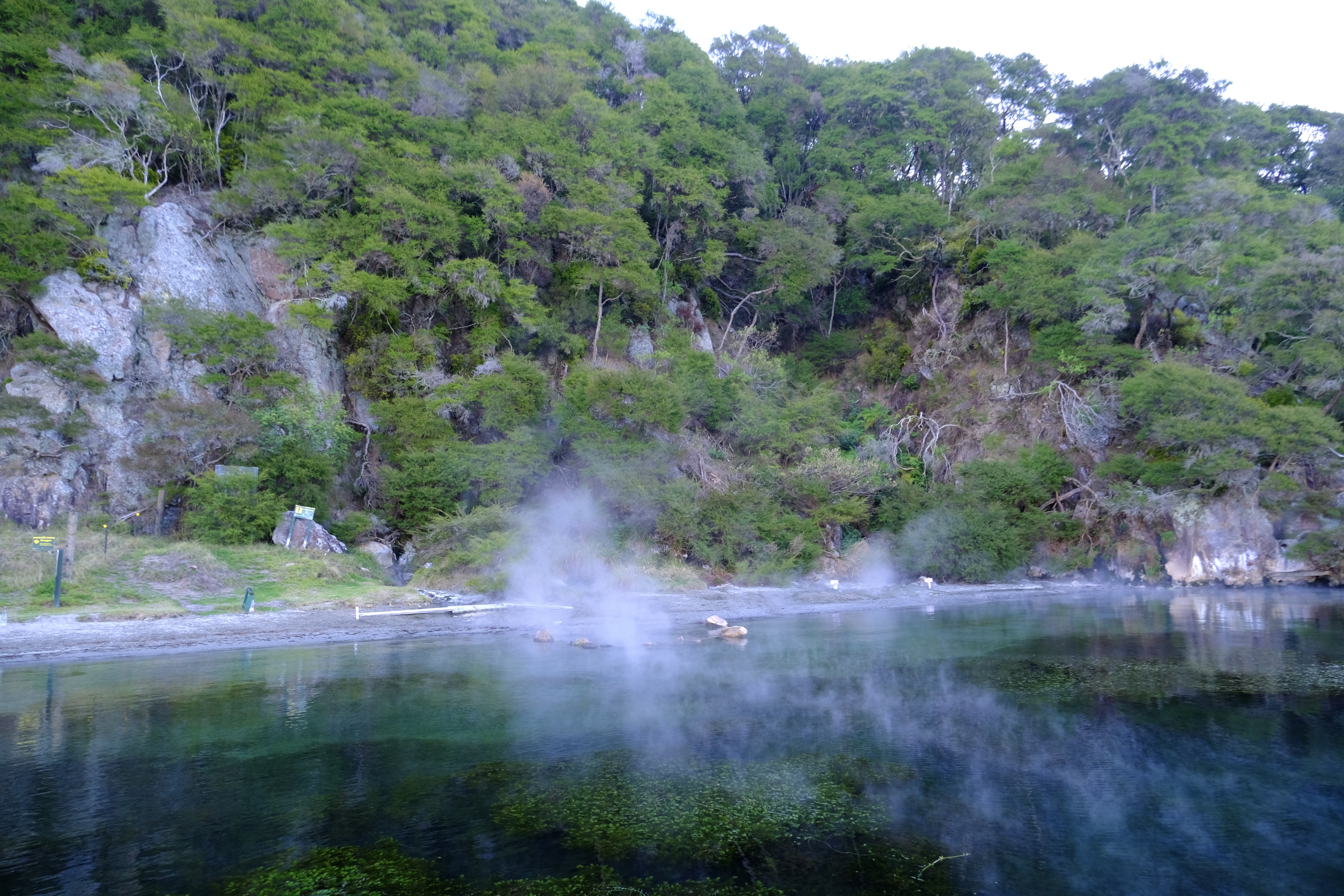 The Tarawera Trail skirts the lake’s edge, offering a mix of natural beauty and cultural history. Photo / Tsewang Nuru Sherpa
