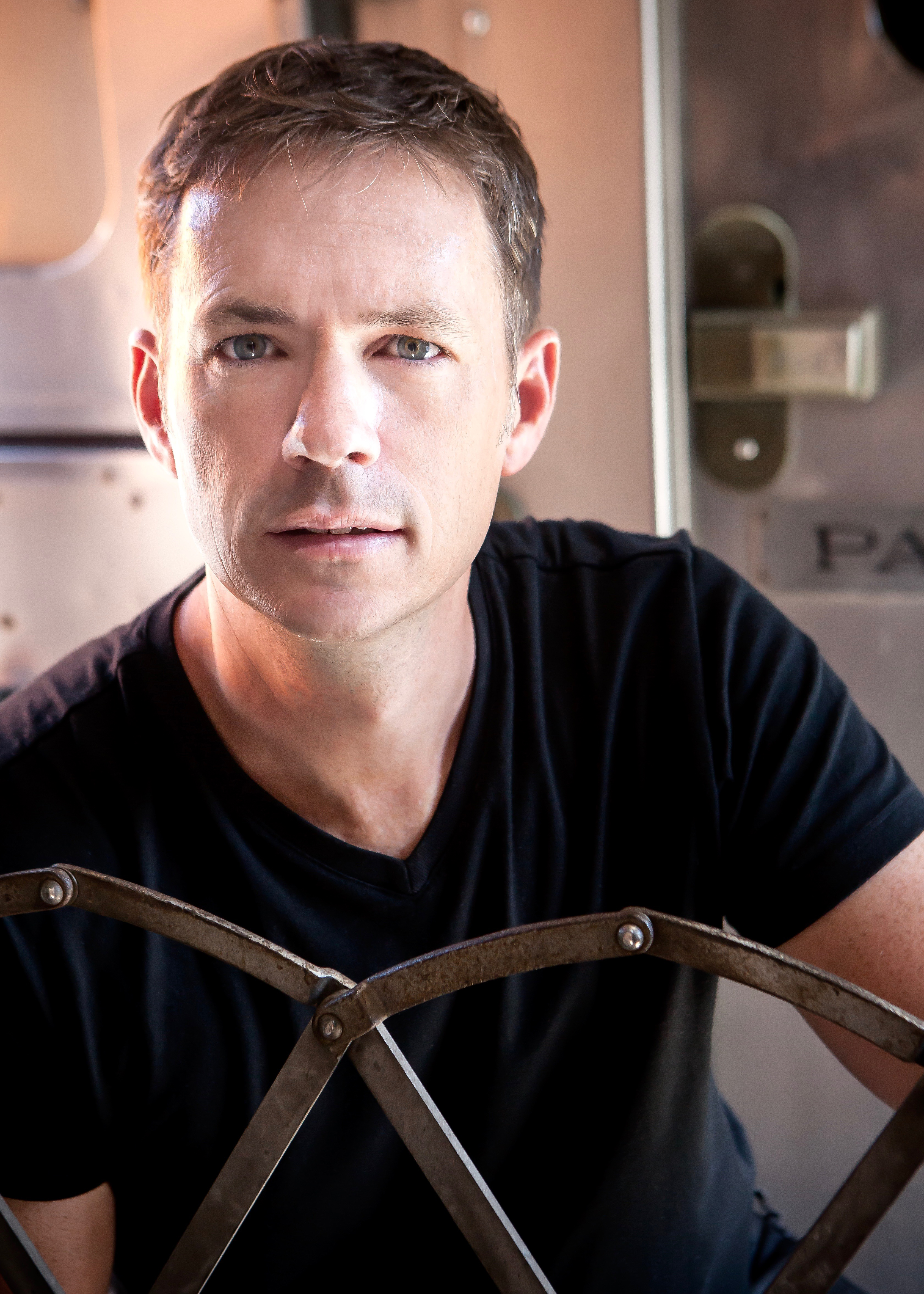 Film-maker Scott Walker, whose upcoming horror movie The Tank will star Buchanan. Photo / Spy