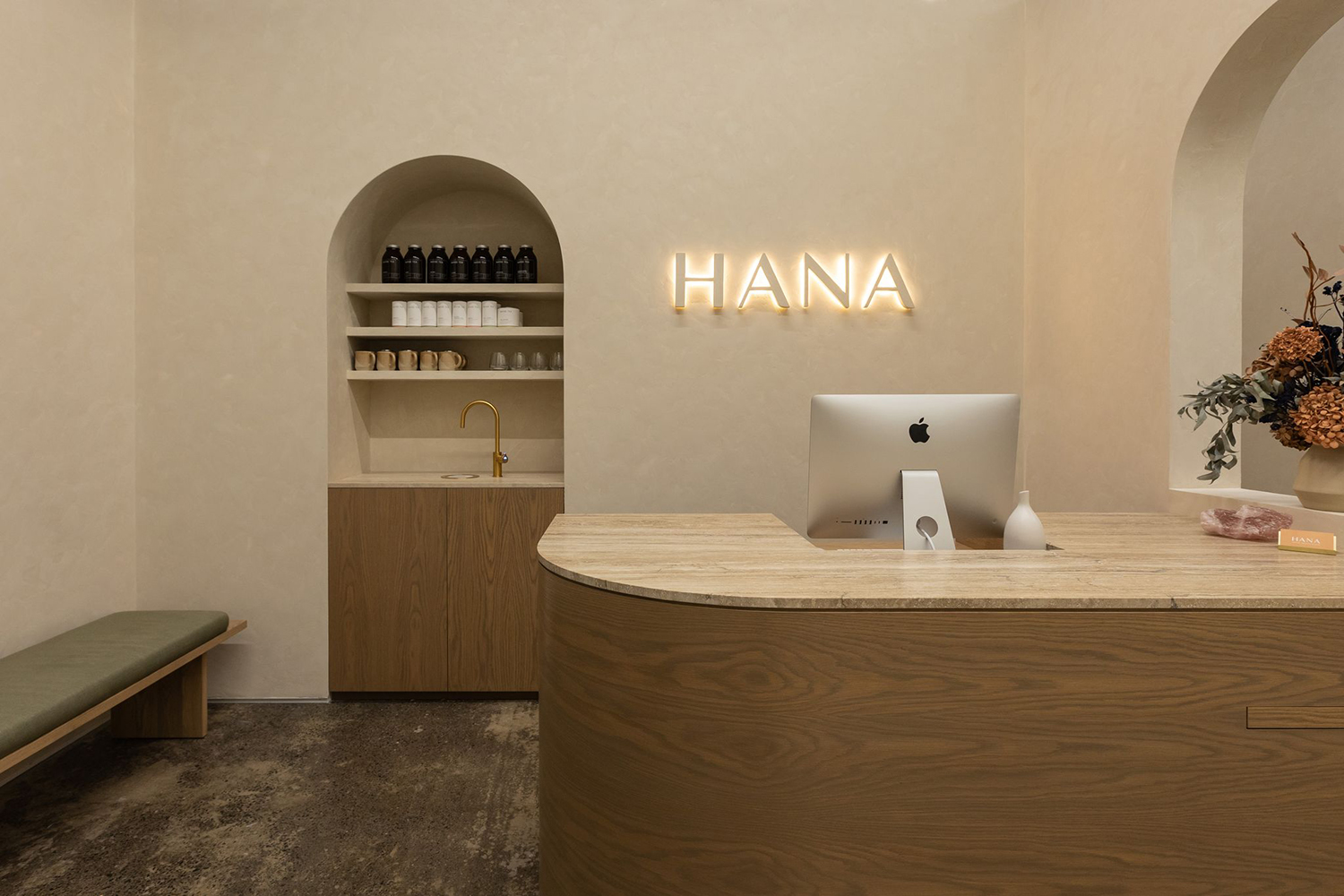 Hana's reception area. Photo / Hono Parker