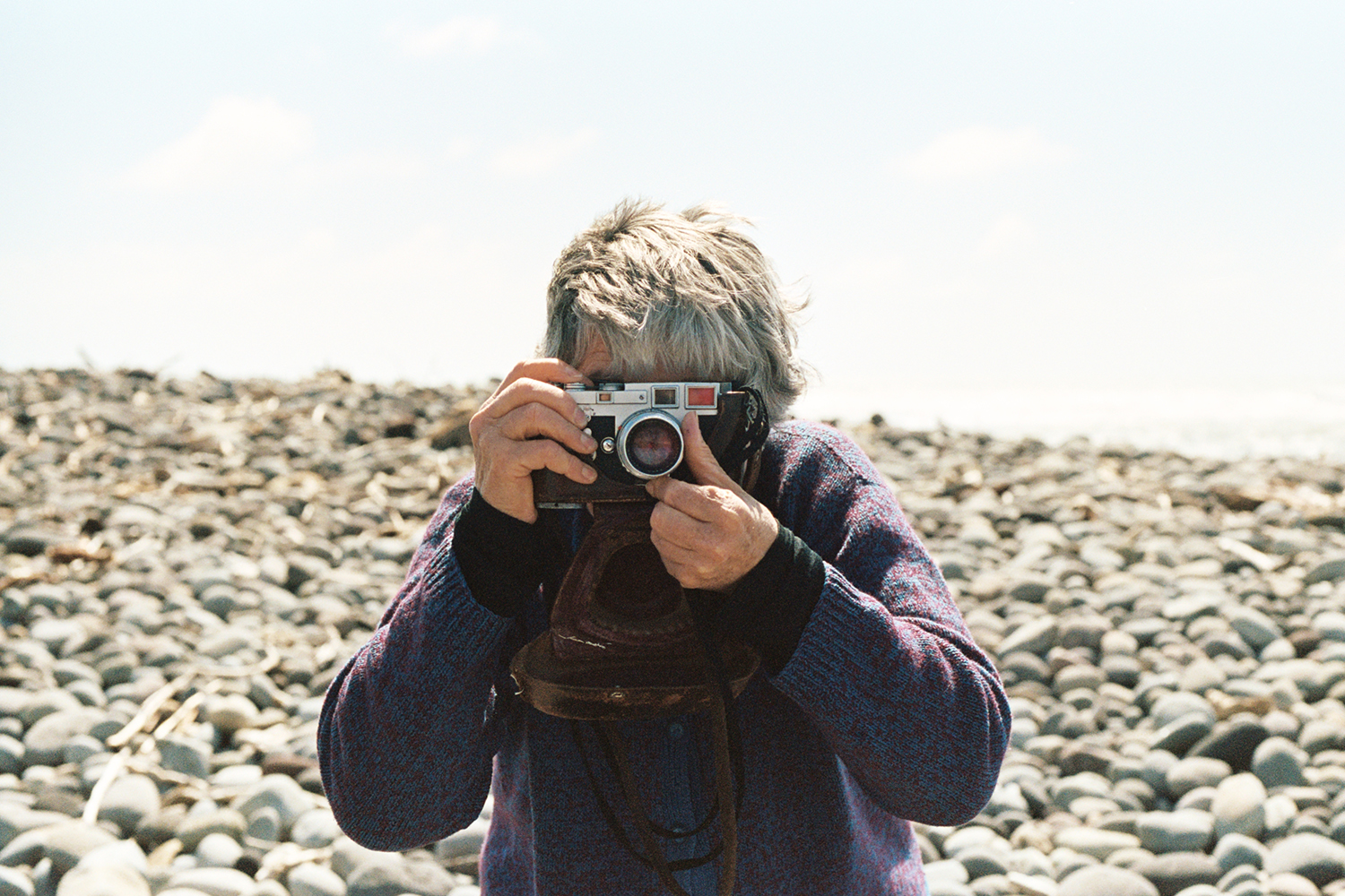 Fiona behind the camera. Photo / Supplied