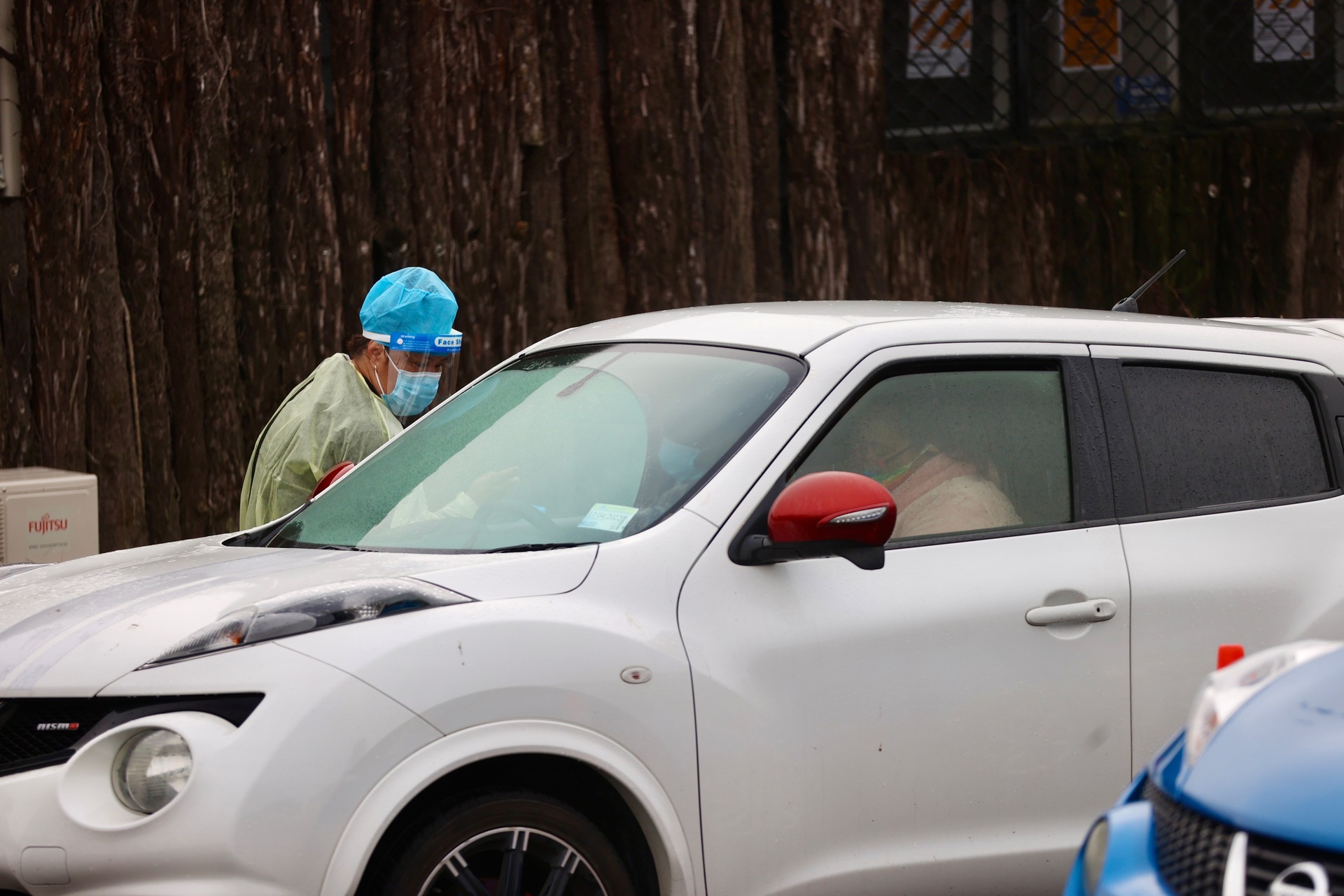 Christchurch residents were out in full force on Friday morning getting tested for Covid-19. Photo / George Heard