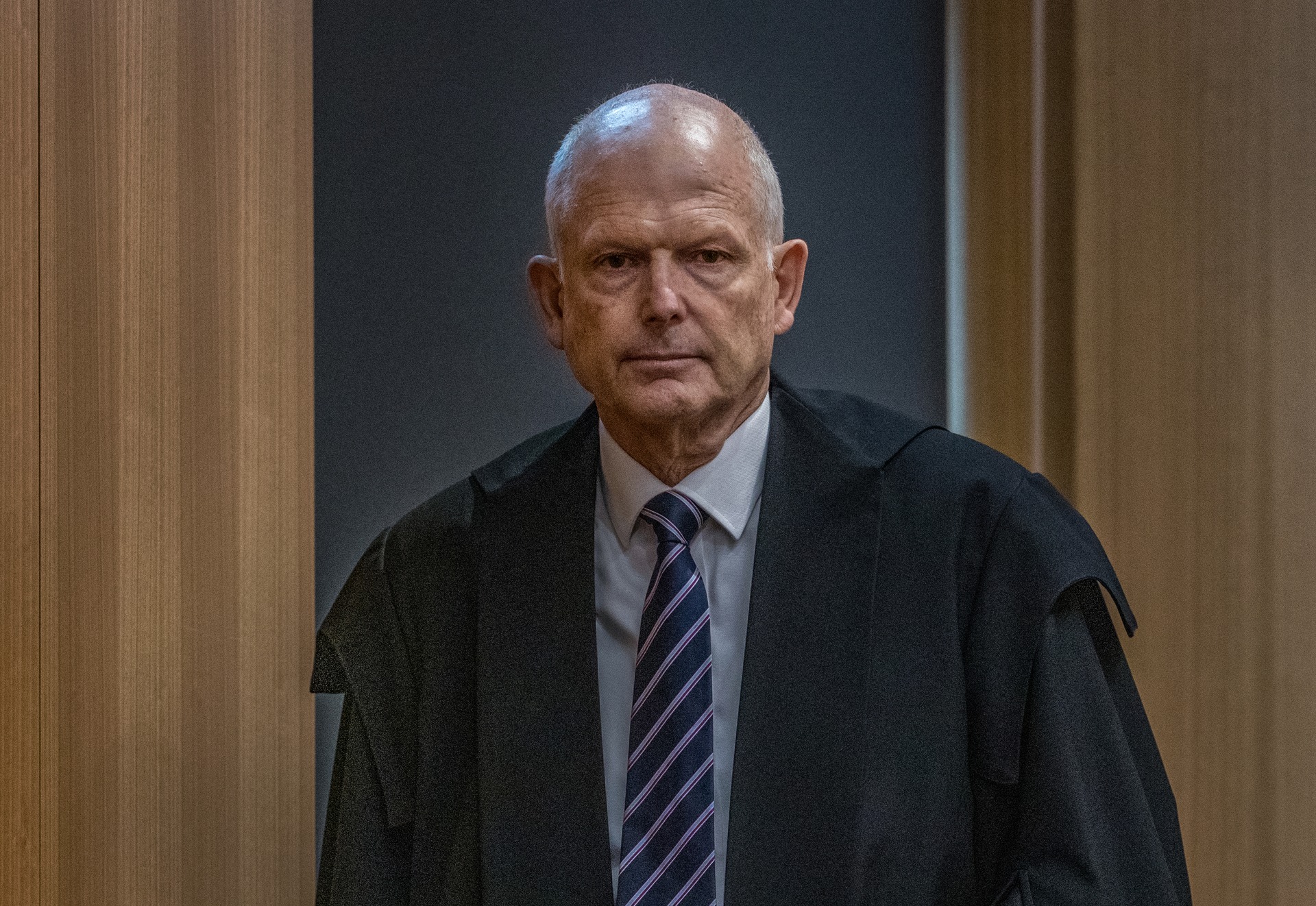 Justice Cameron Mander has handed down his sentence to Christchurch gunman Brenton Tarrant. Photo / Pool