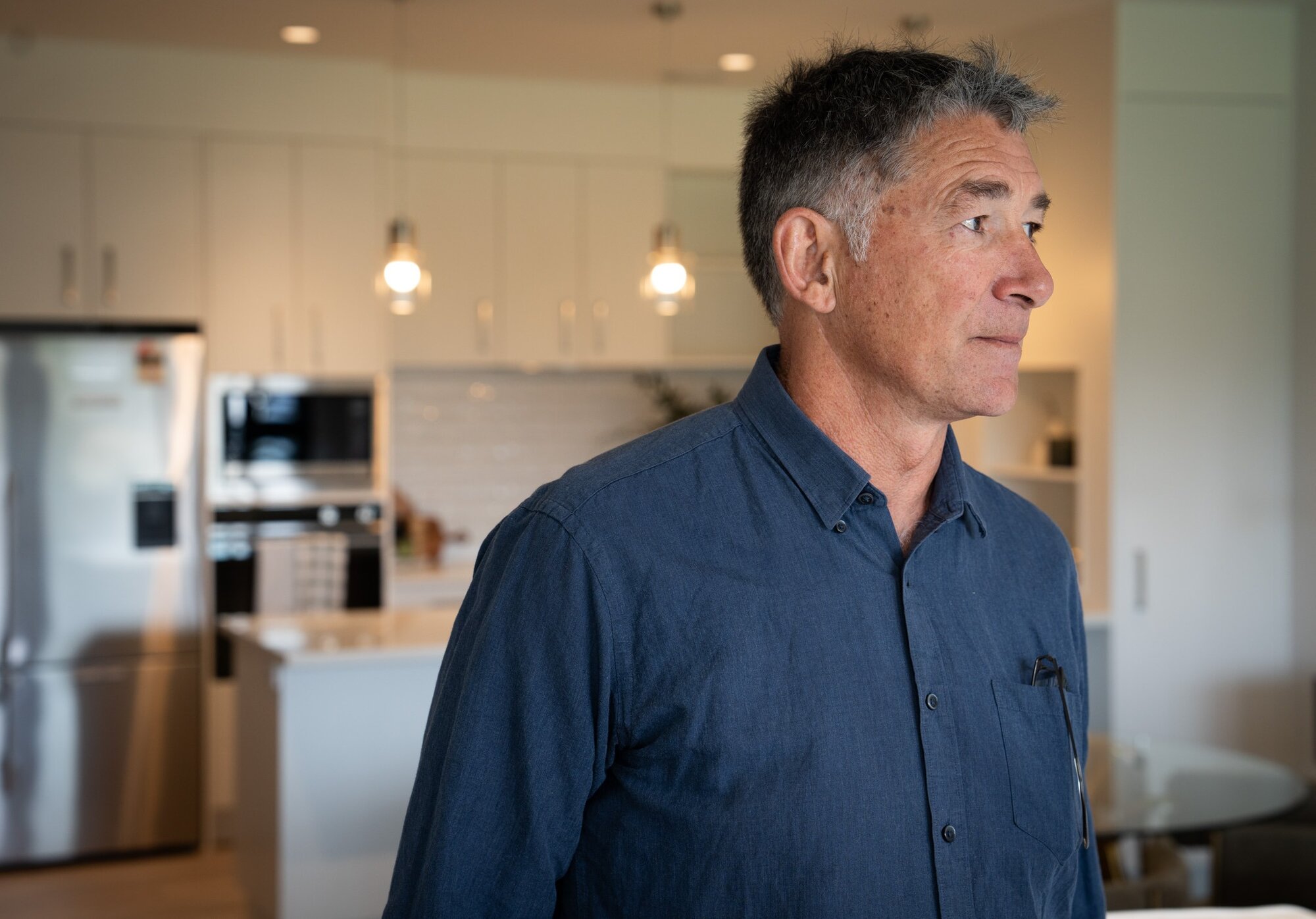  Chris Murphy at the new The Avenue apartments, Remuera Gardens.