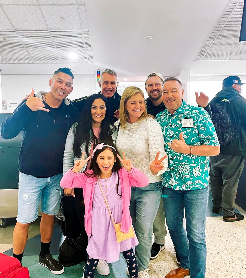 The radio stars fell in love with Sophia and Cam's daughter Augustina.