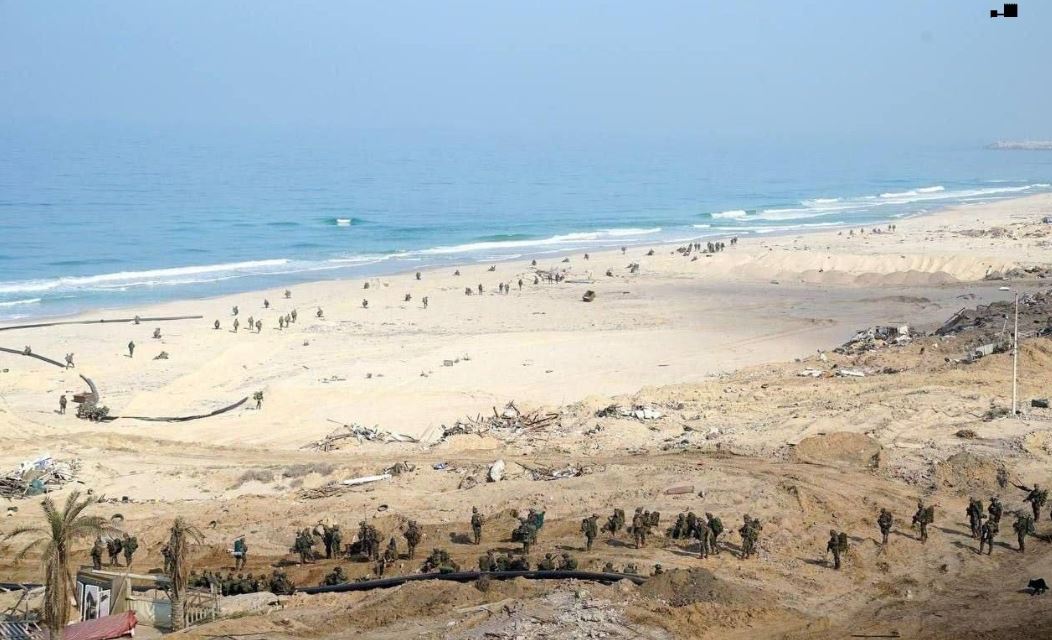 Israeli military have started setting up pumps to flood Hamas's tunnels in Gaza with seawater. Photo / X, Dr Eli David