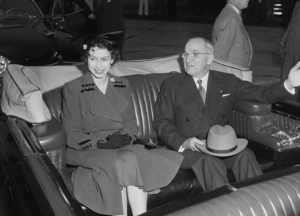 President Truman playing host to Elizabeth. Photo / Getty Images