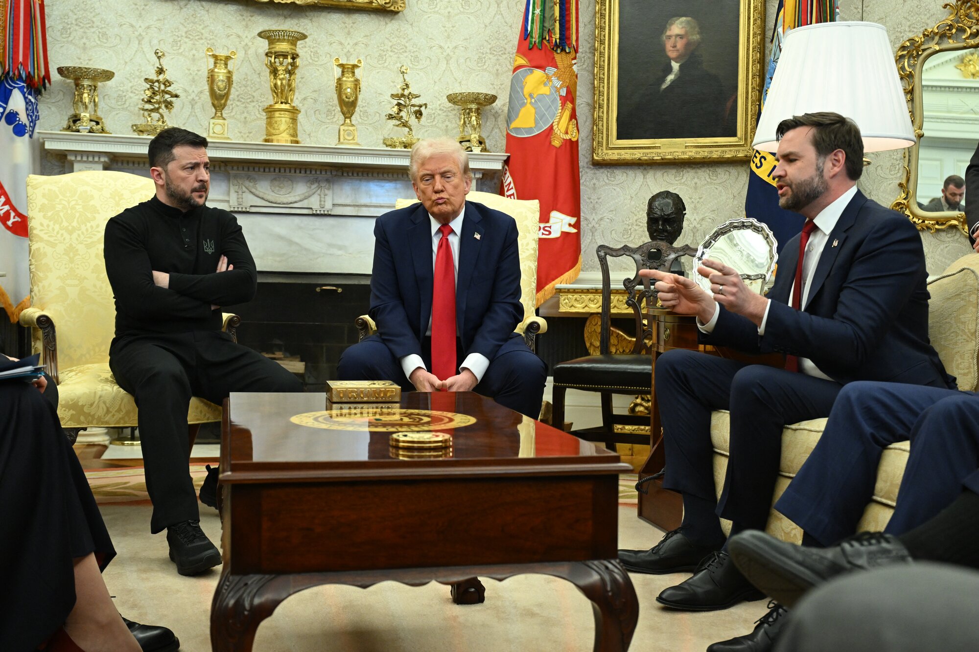 US Vice-President JD Vance told Zelenskyy he was being disrespectful during a meeting with Trump at the White House. Photo / AFP