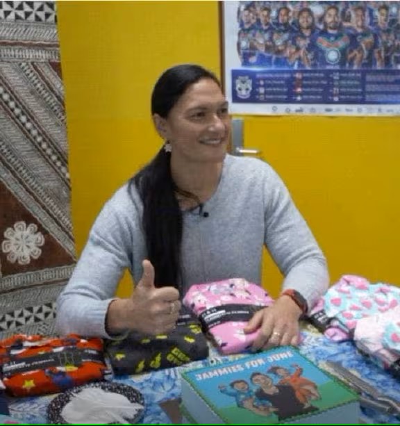 Dame Valerie Adams got behind the Jammies for June campaign.