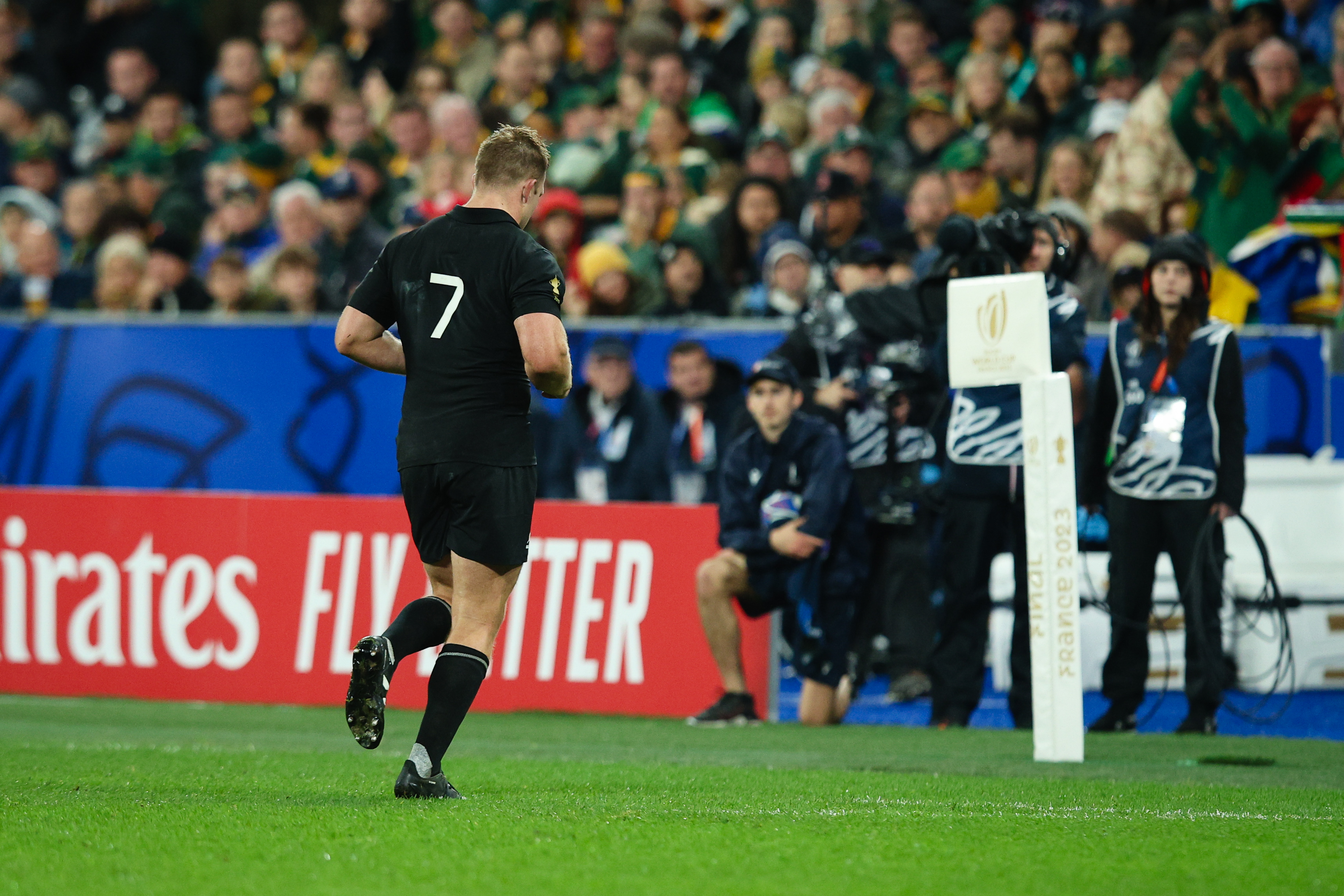 Sam Cane got a red card during the match. Photo / Getty Images