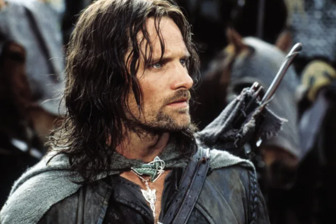 Viggo Mortensen as Aragorn in Lord of the Rings.