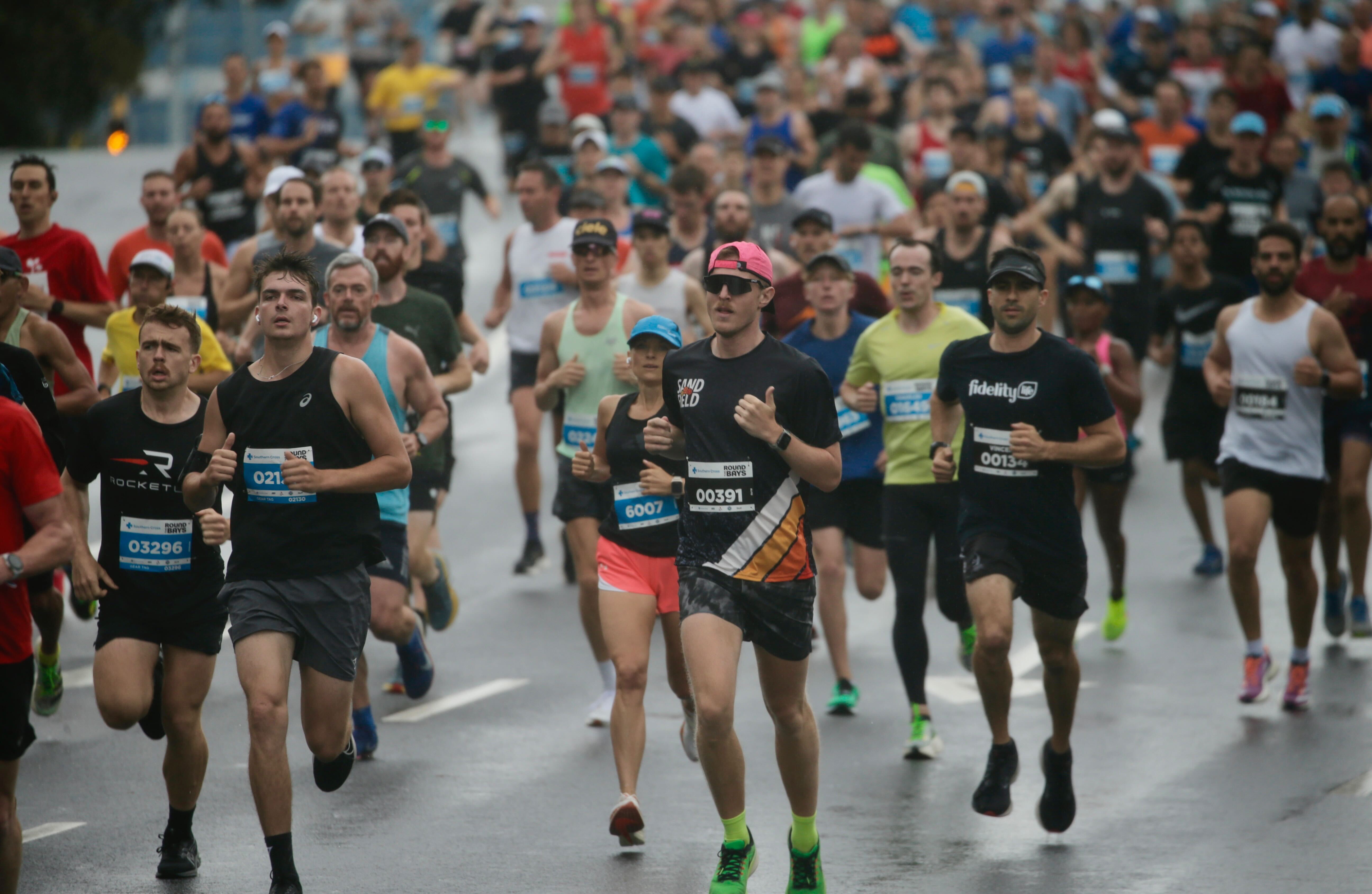 Roads were closed for the run. Photo / Alex Burton