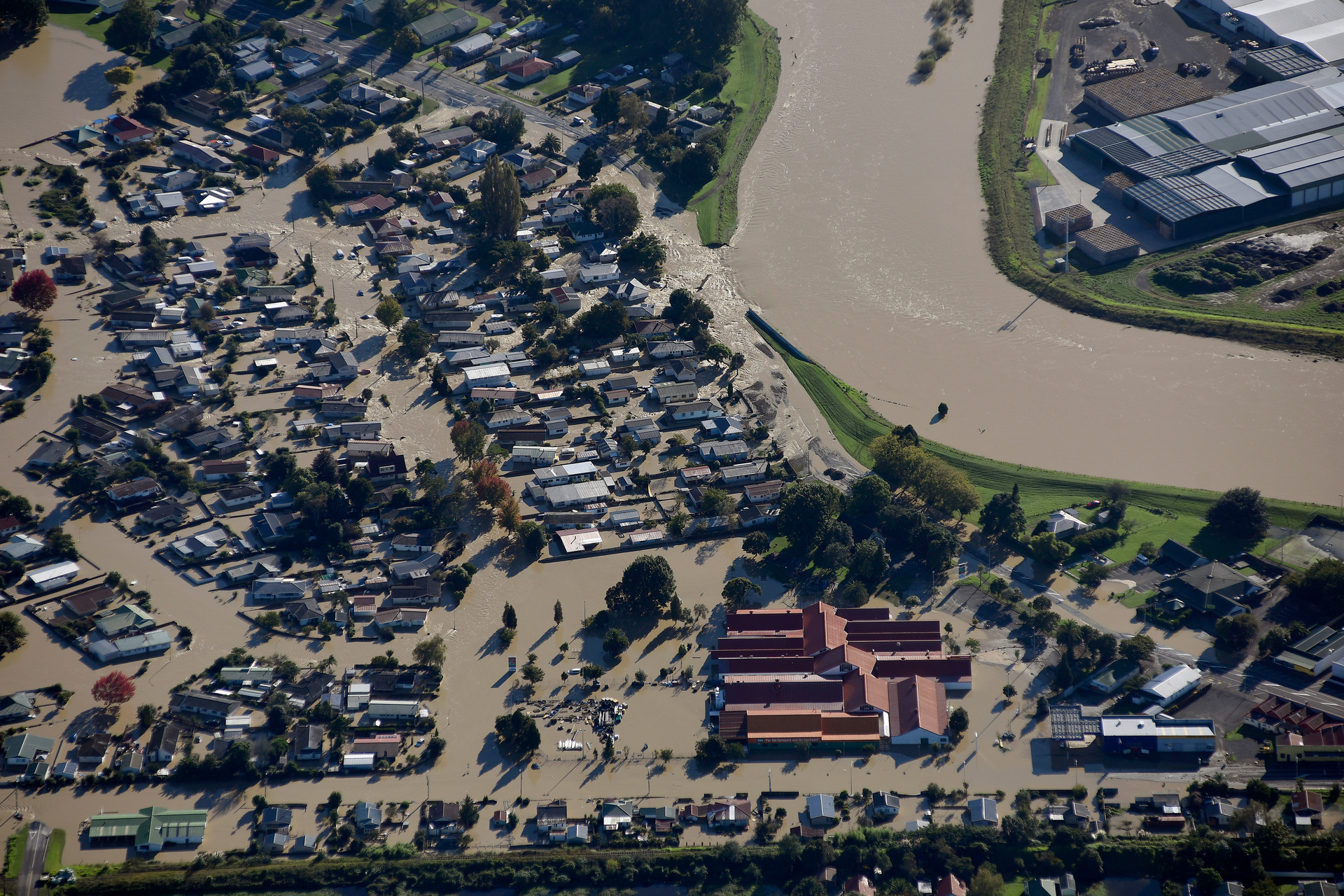 Flooding in Edgecumbe in 2017. Photo / George Novak 