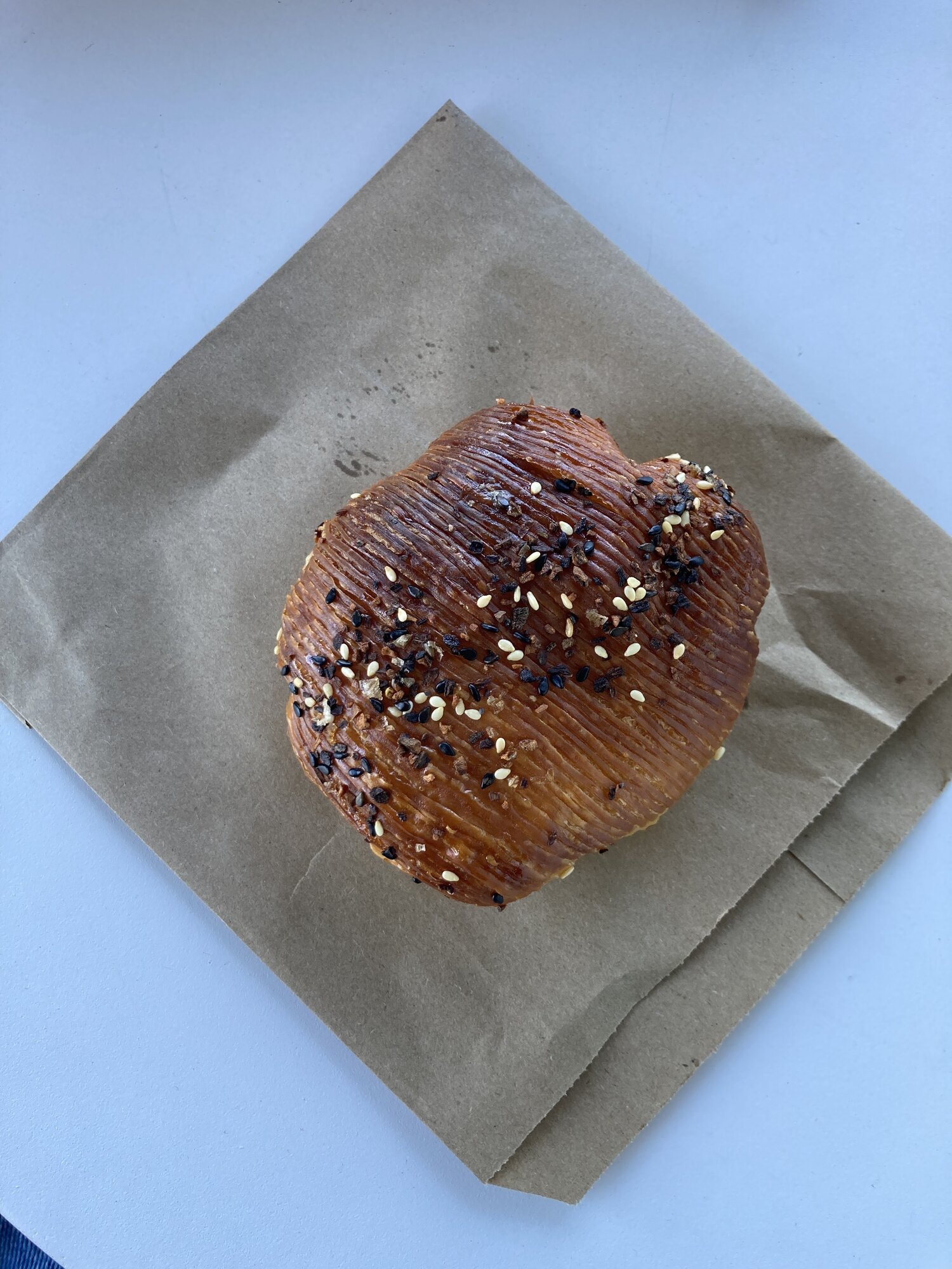 Maison des Lys' ham and cheese croissant. Photo / Madeleine Crutchley