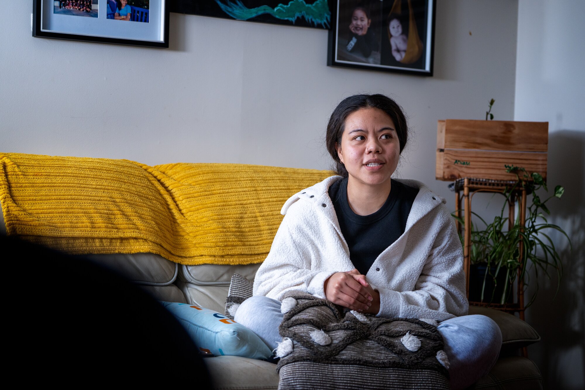 As she struggles to keep her home warm and herself and her son fed, Liz says she would not beg for help, but would ask for sympathy and understanding. Photo / Carson Bluck