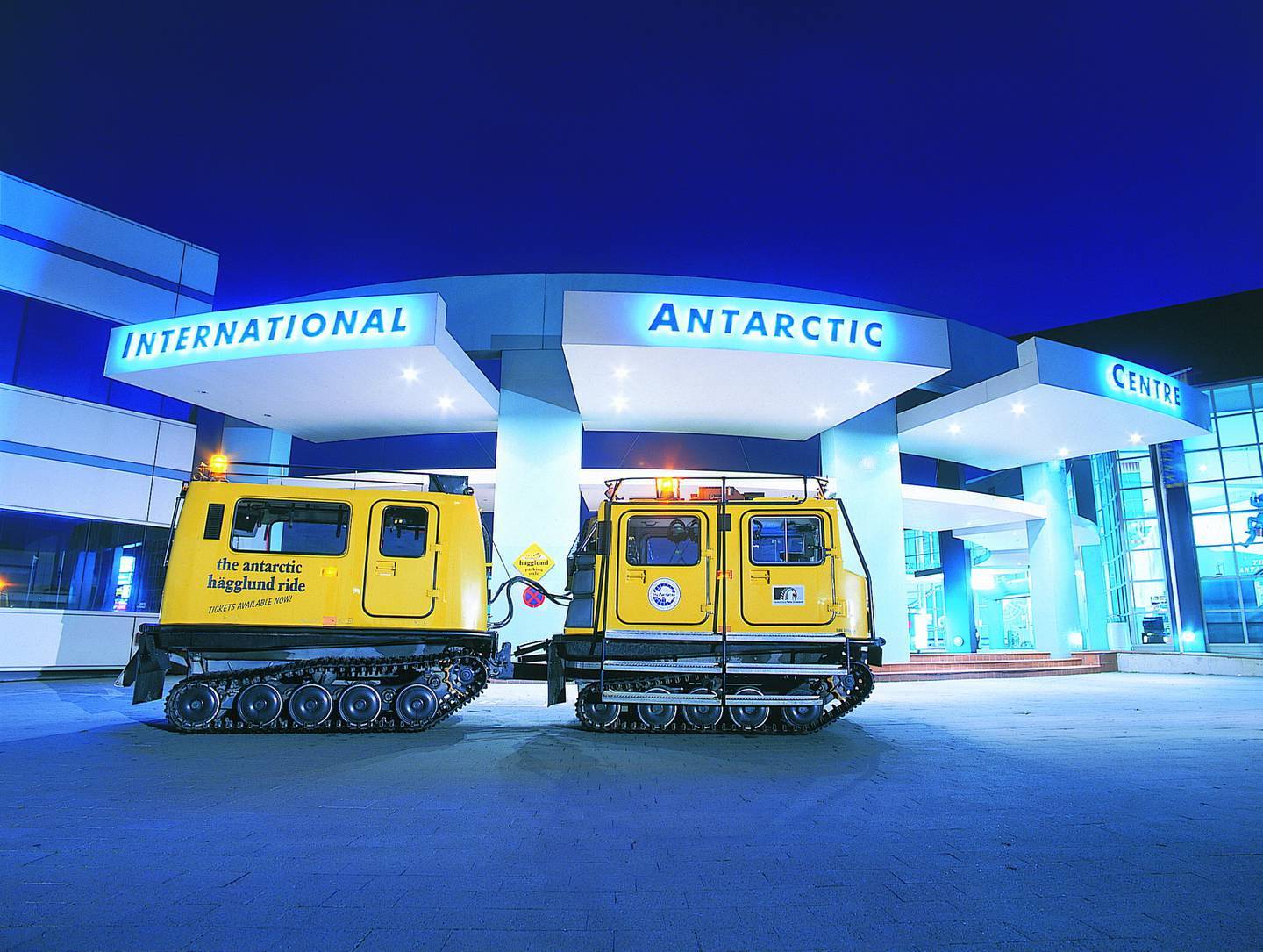 Head out in a Hagglund at the International Antarctic Centre. Photo / Supplied