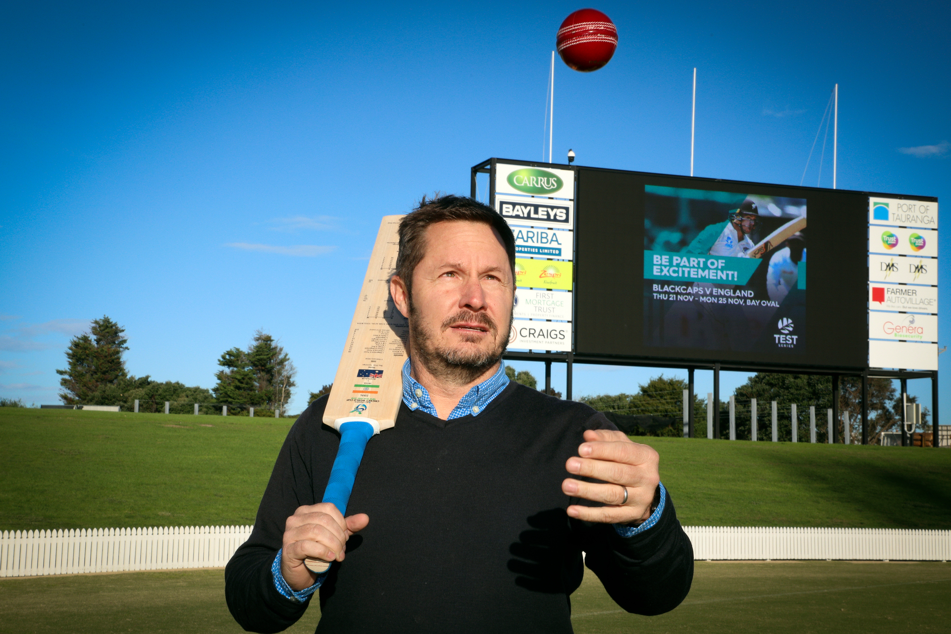 Bay Oval general manager Kelvin Jones, pictured at the cricket ground in 2019. Photo / Andrew Warner  