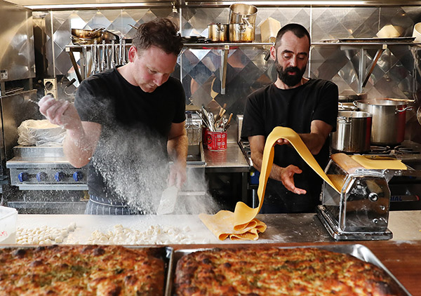 Handmade pasta is the name of the game at Cotto. Picture / Fiona Goodall