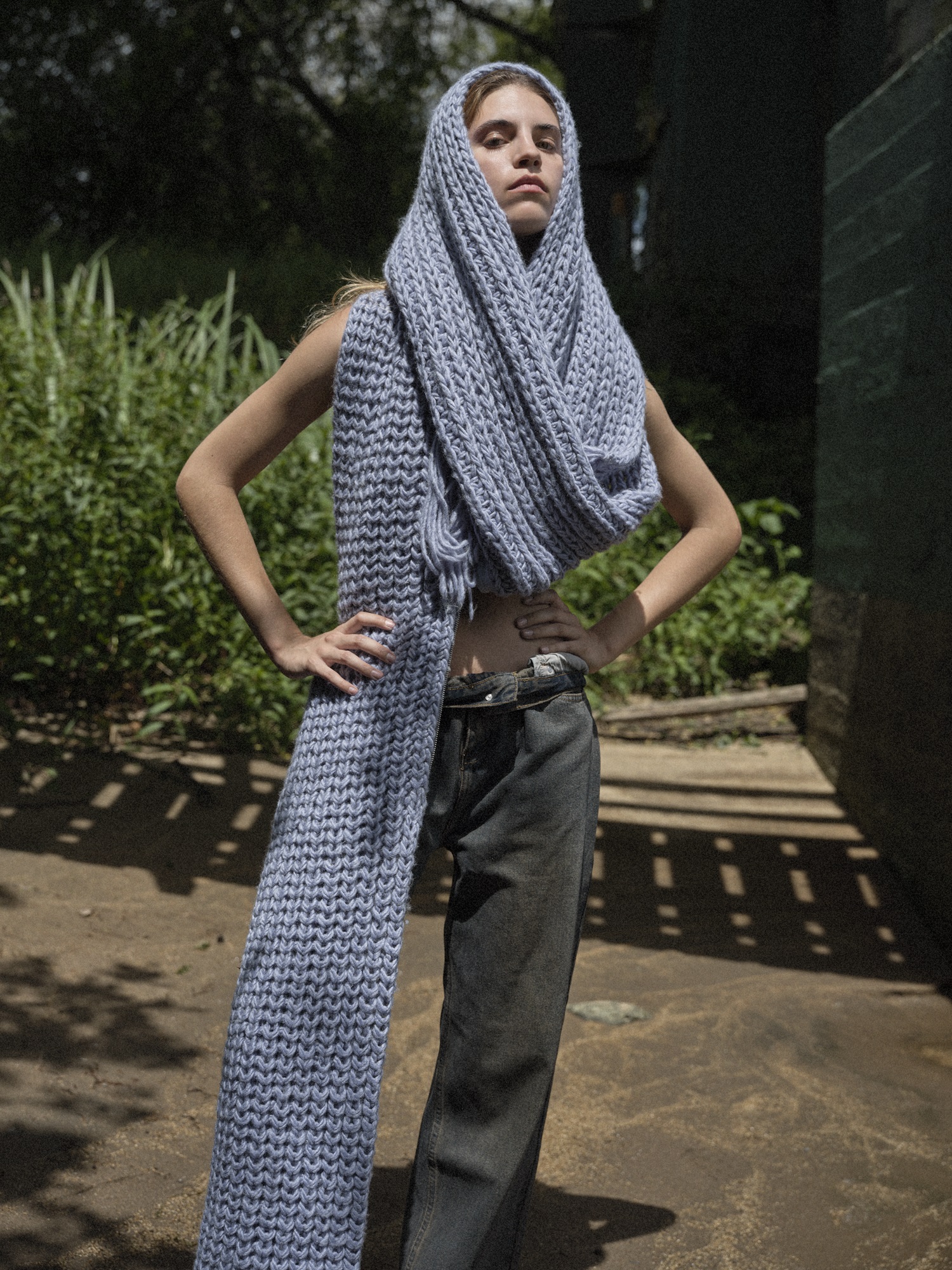 Designer Wynn Crawshaw is one local brand synonymous with progressive knitwear designs. Photo / Derek Henderson