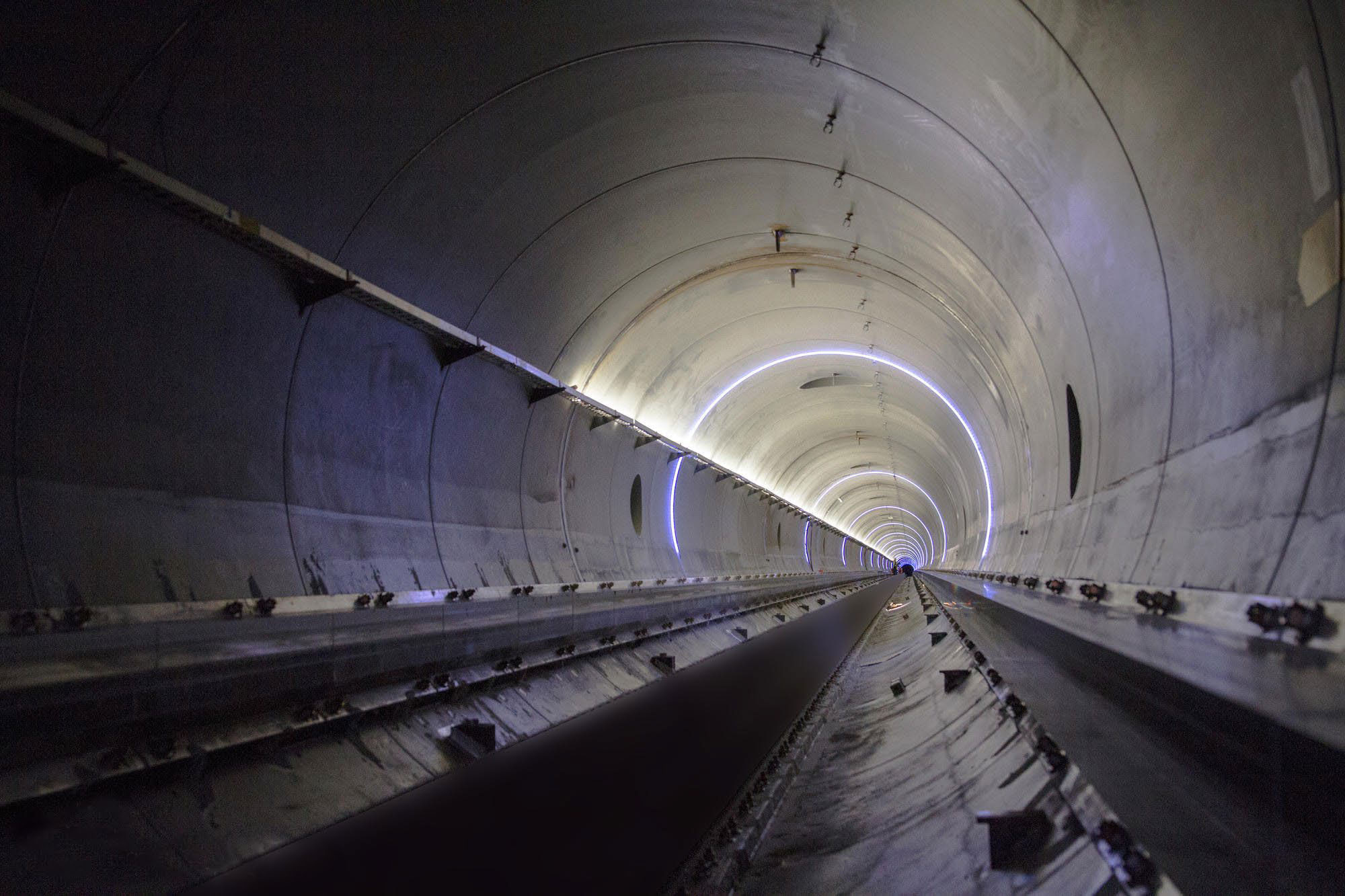 Sam was Impressed by the cutting-edge technology of Virgin Hyperloop One. Photo / Supplied