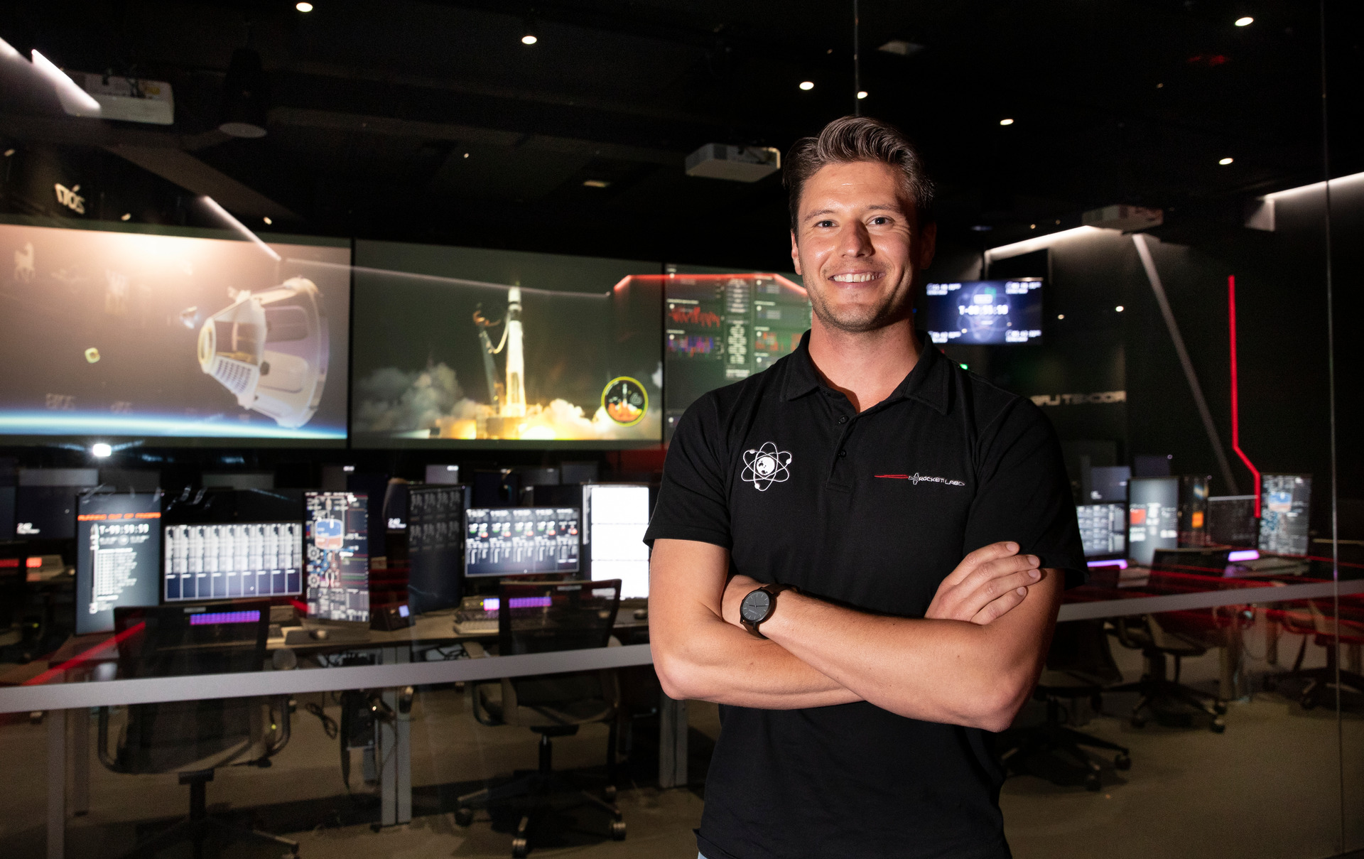 2021 careers: Canterbury University mechanical engineering grad Richard Hunter is a Mission Designer at Rocket Lab in Mt Wellington. Photo / Brett Phibbs