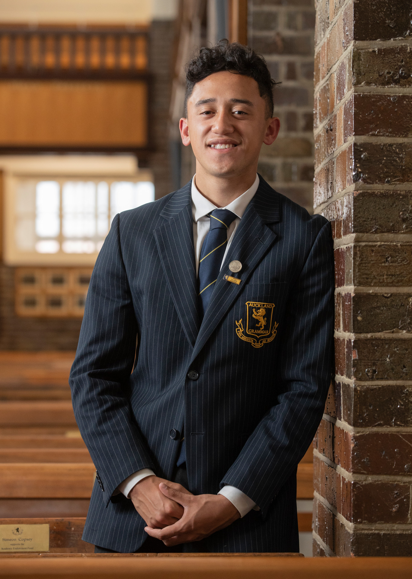 Takerei Rollo was one of 83 per cent of Auckland Grammar's Māori students in Year 12 who sat NCEA last year. Photo / Greg Bowker